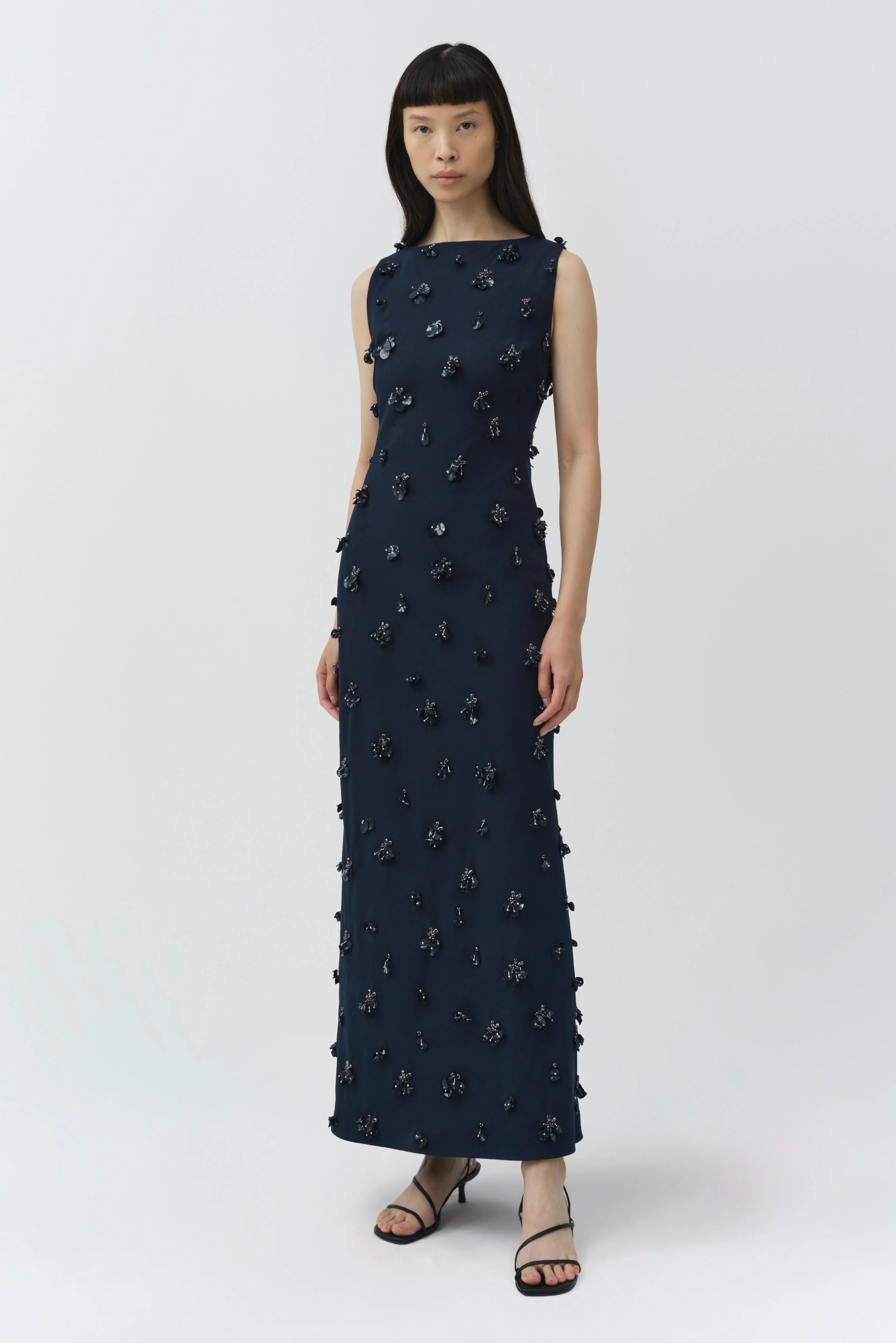 Simkhai - Claudia Embellished Crepe Midi Dress - Image 4