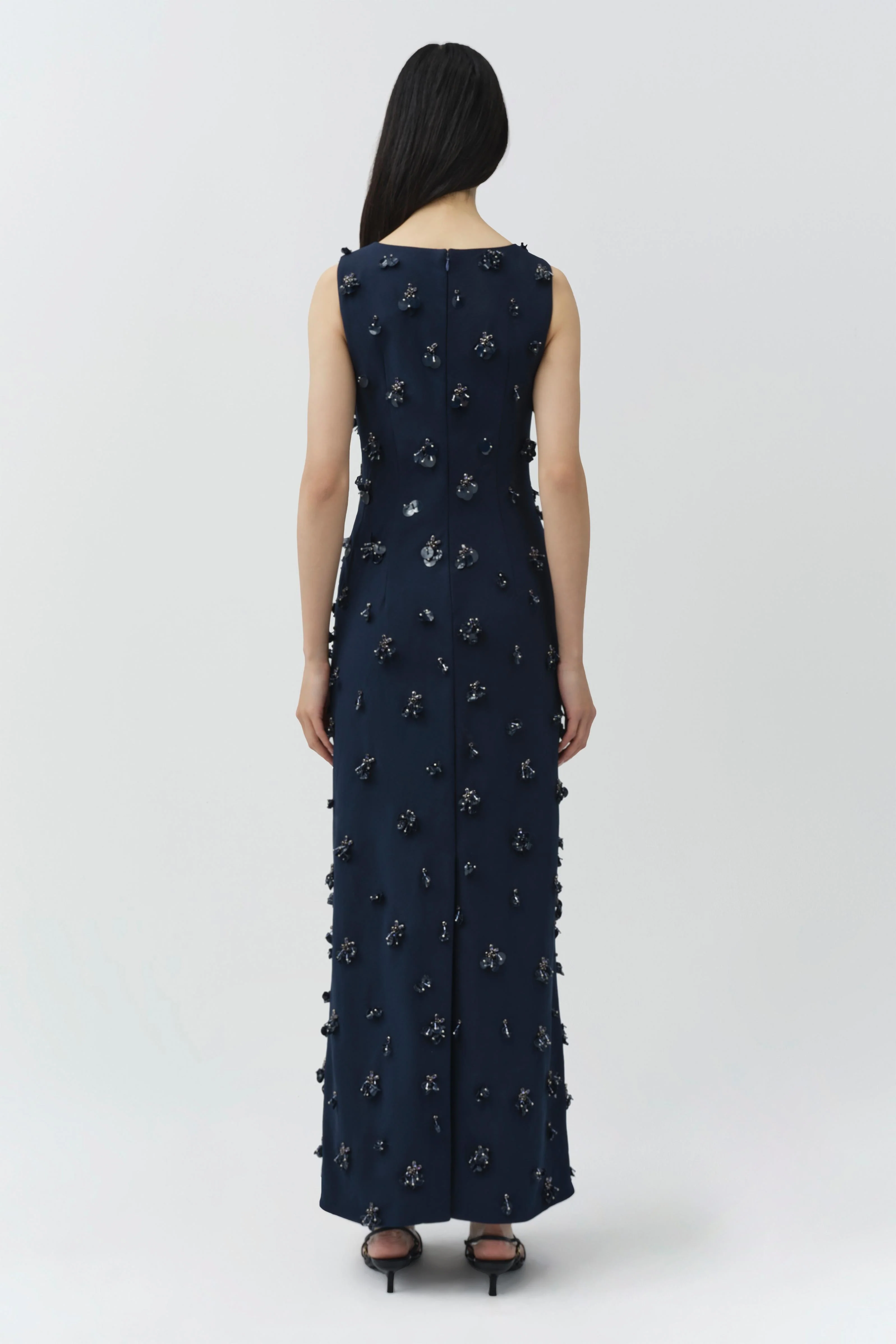 Simkhai - Claudia Embellished Crepe Midi Dress - Image 5