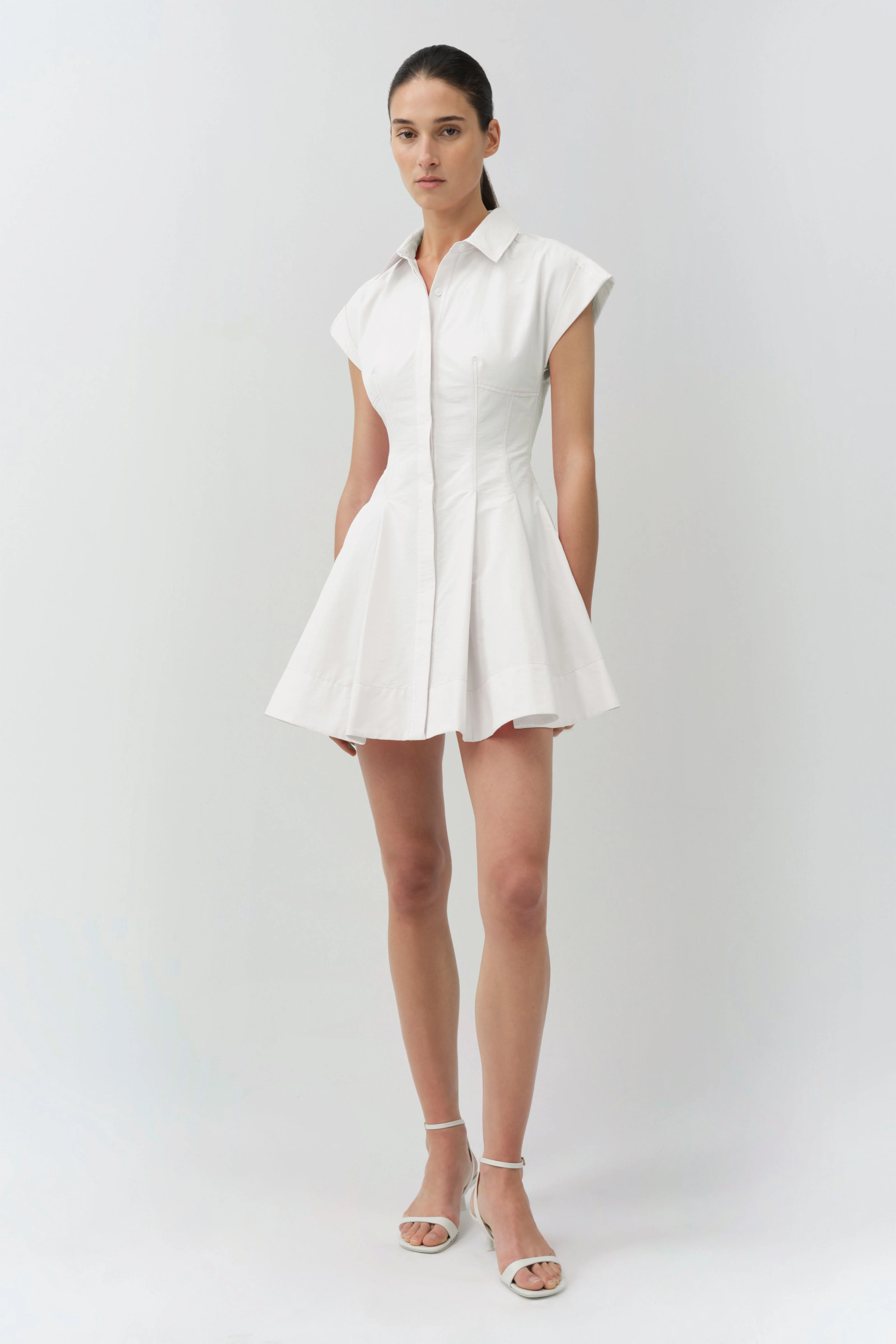 Simkhai - Clemmie Cotton Mini Dress - Image 4