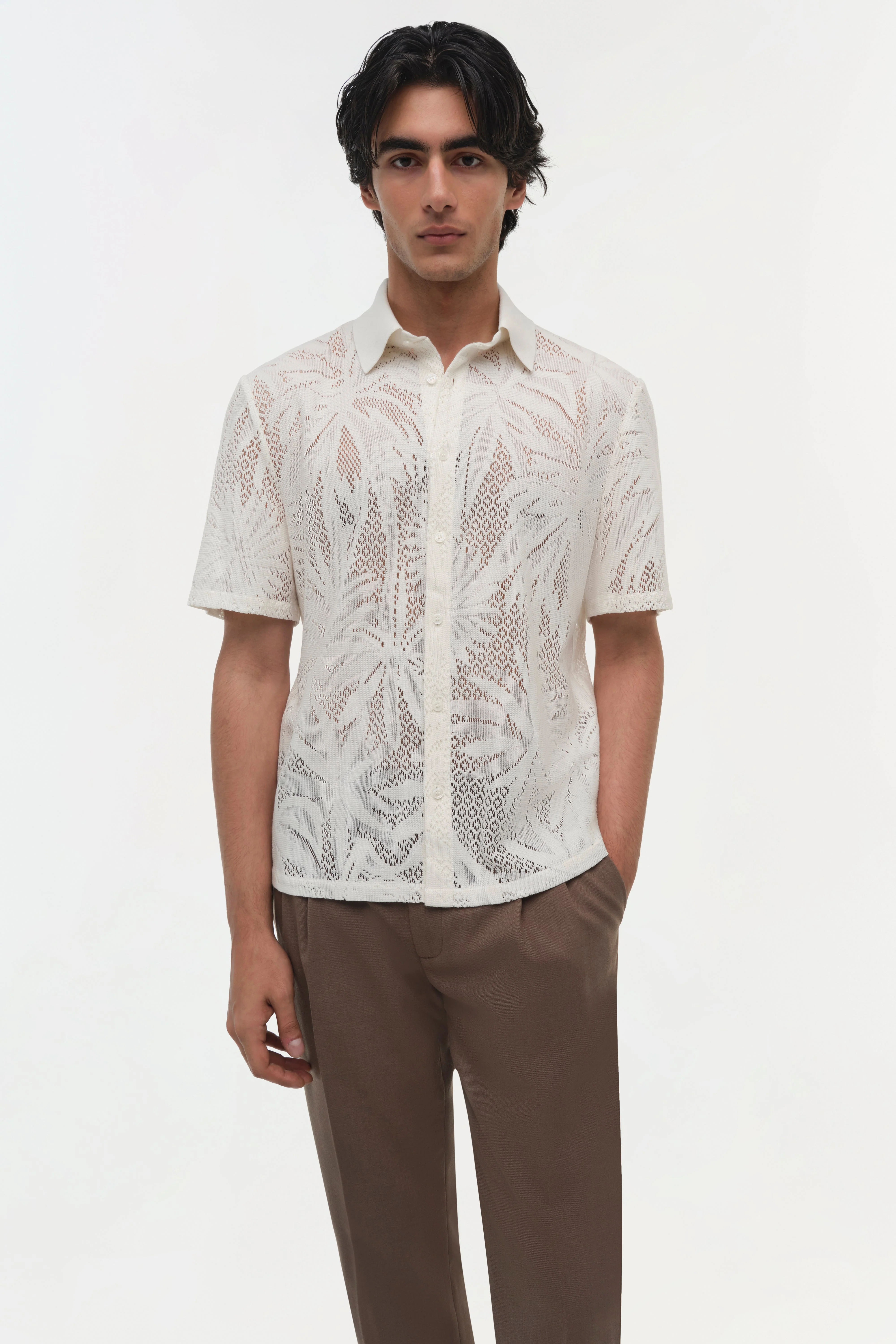 Simkhai - Conrad Lace Shirt - Image 3