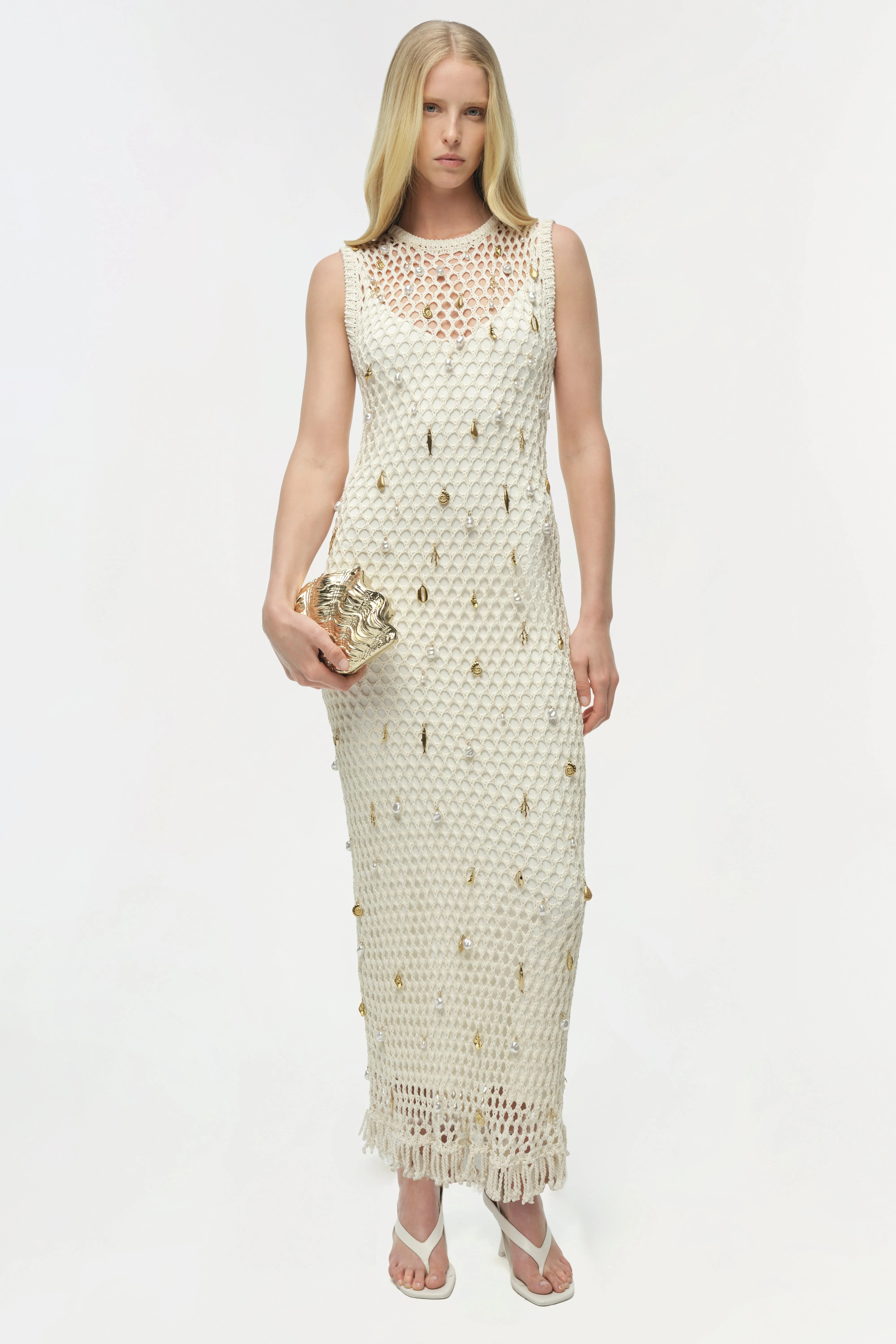 Simkhai - Coralia Knit Charmed Midi Dress - Image 3