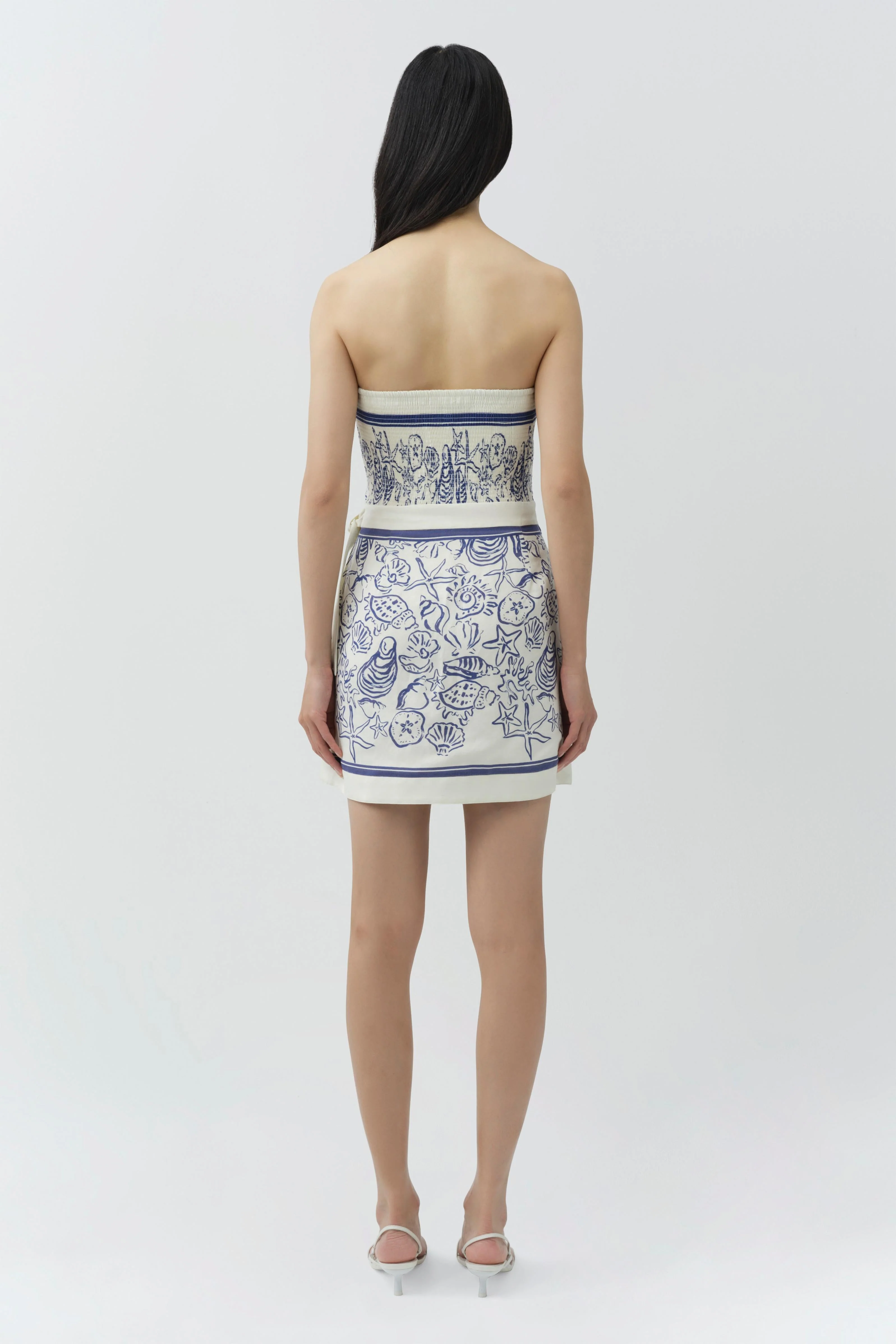 Simkhai - Darbie Linen Bustier Mini Dress - Image 5
