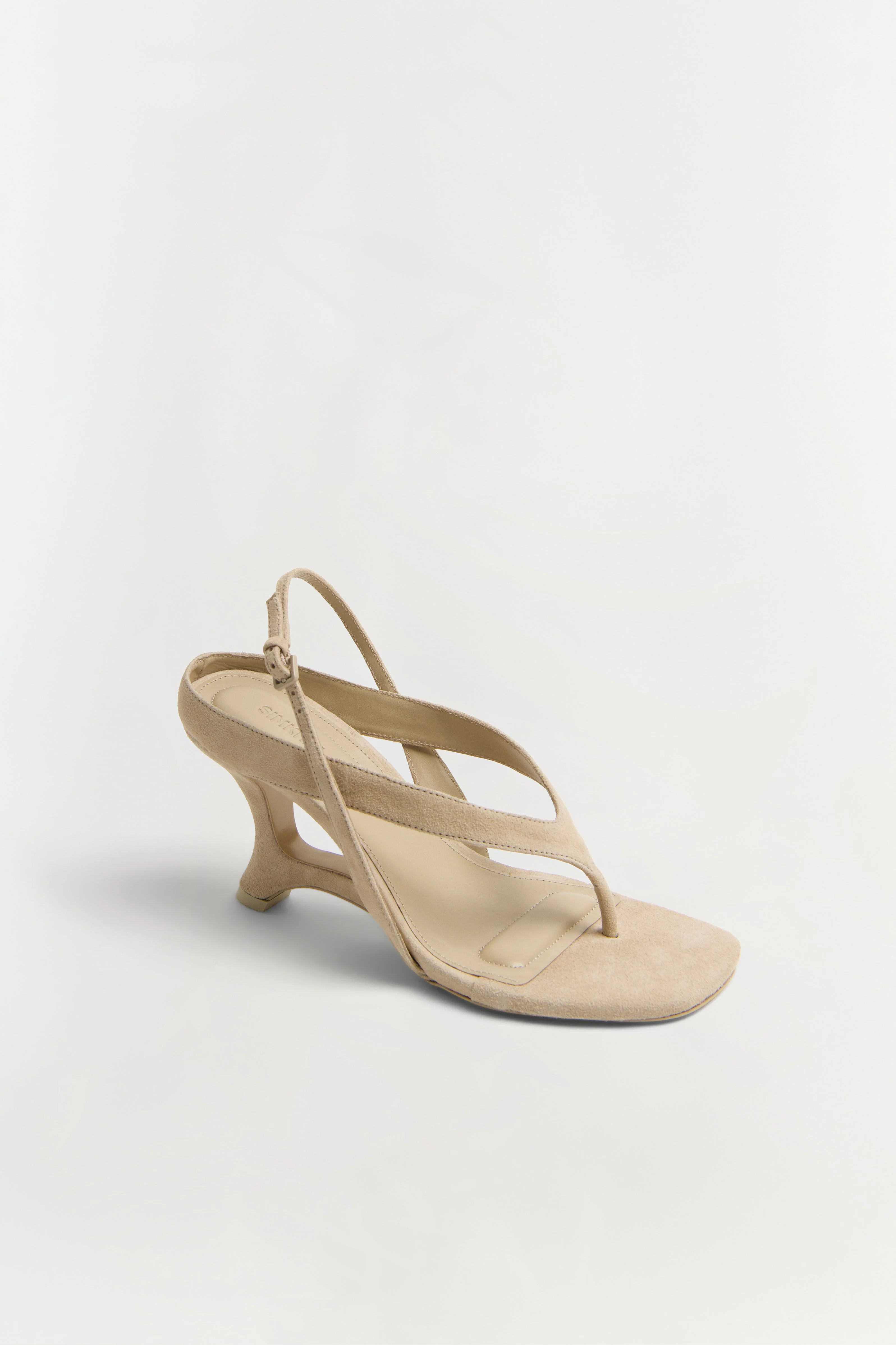 Simkhai - Darya Suede Wedge Thong Sandal - Image 2
