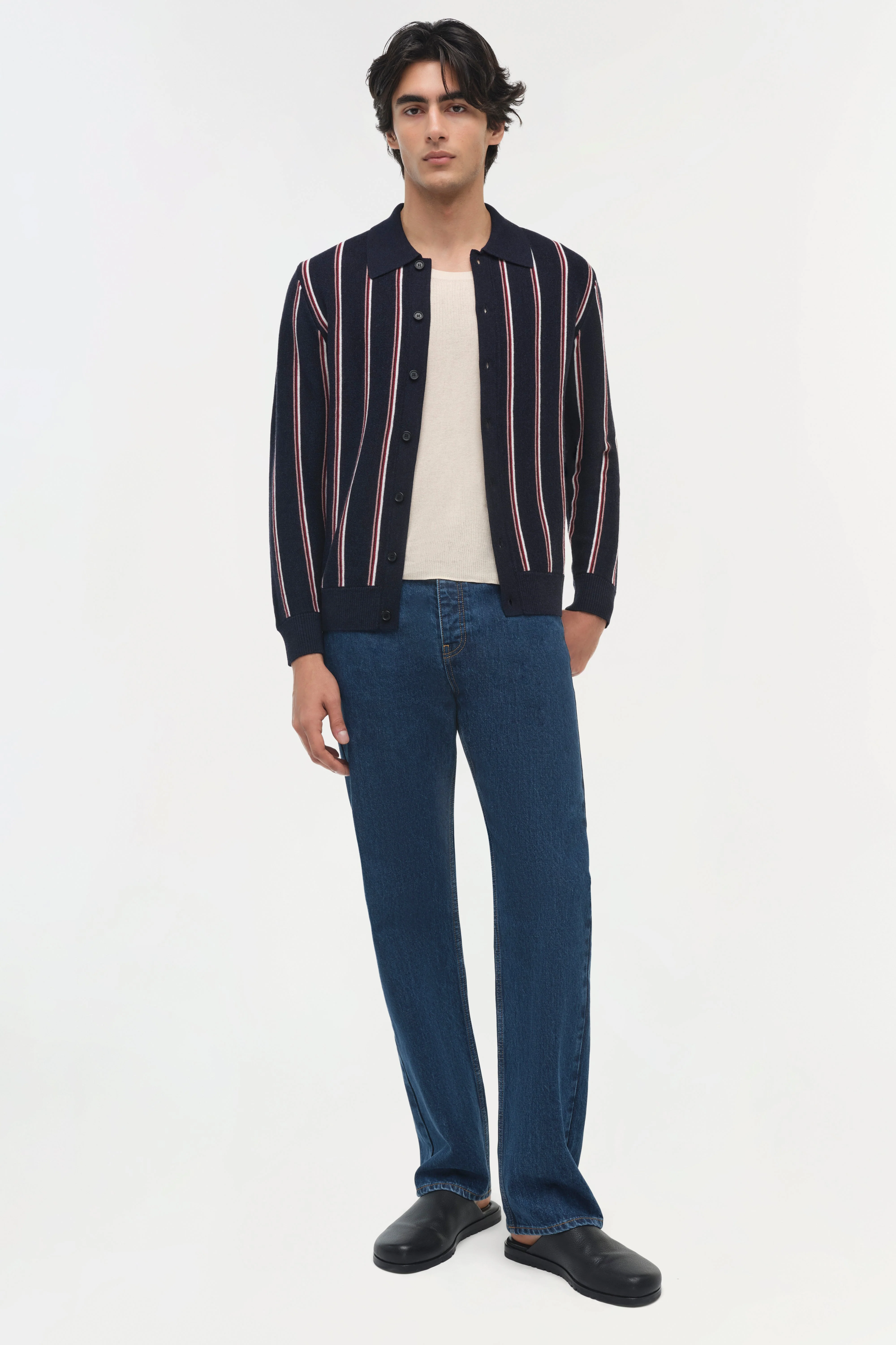 Simkhai - Elio Wool Collared Cardigan - Image 2