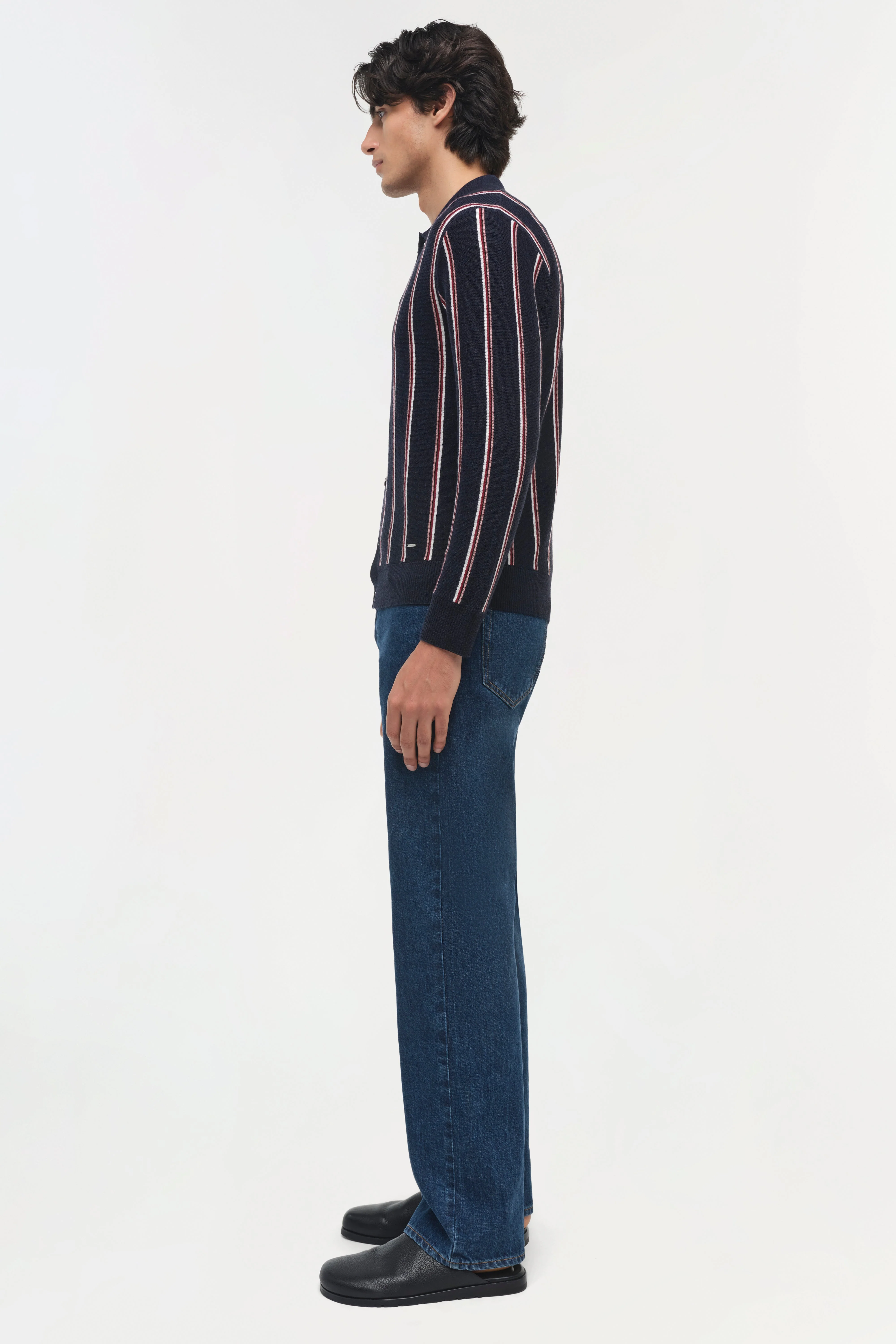 Simkhai - Elio Wool Collared Cardigan - Image 4