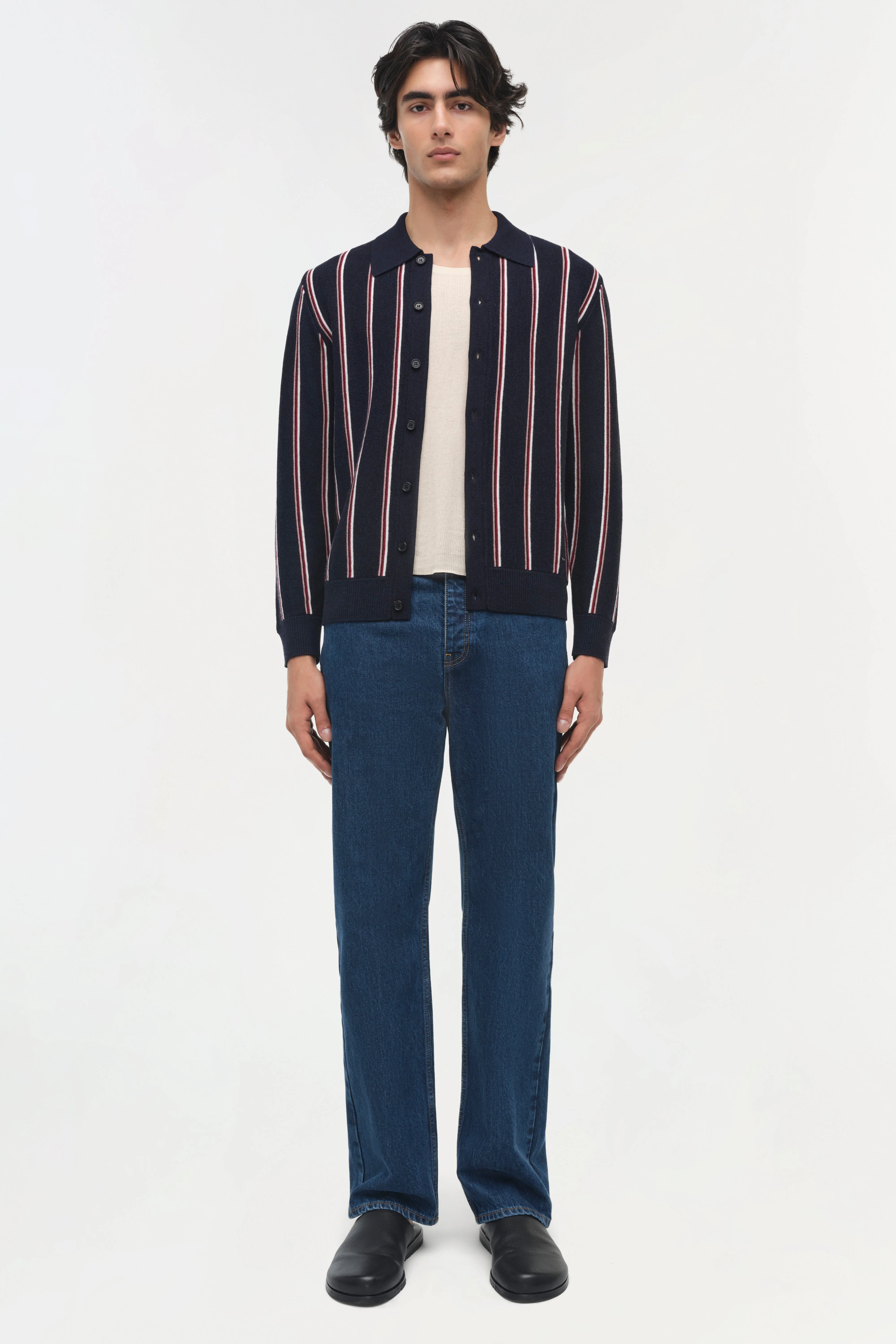 Simkhai - Elio Wool Collared Cardigan - Image 6