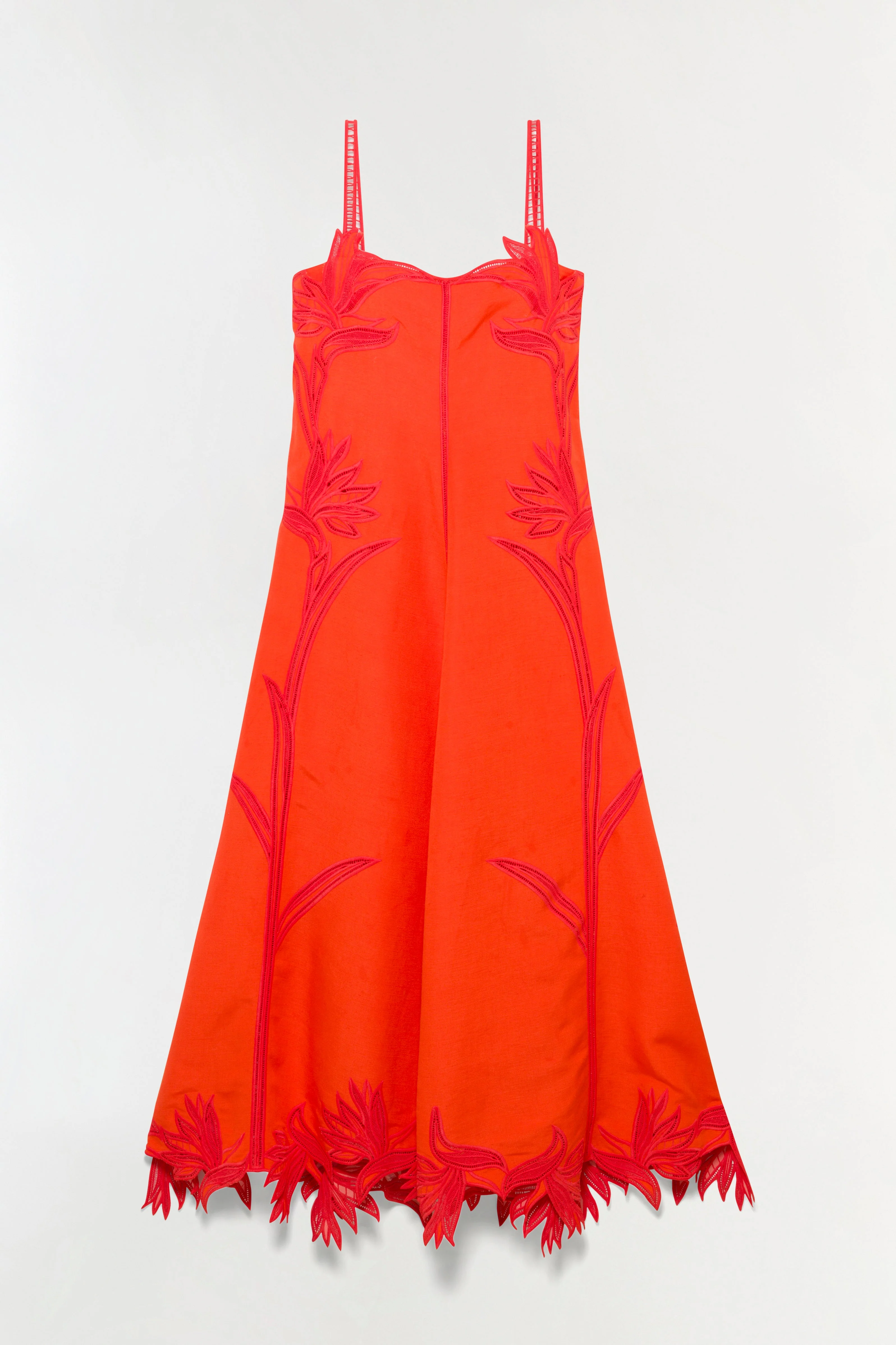 Simkhai - Ellery Embroidered Bustier Midi Dress