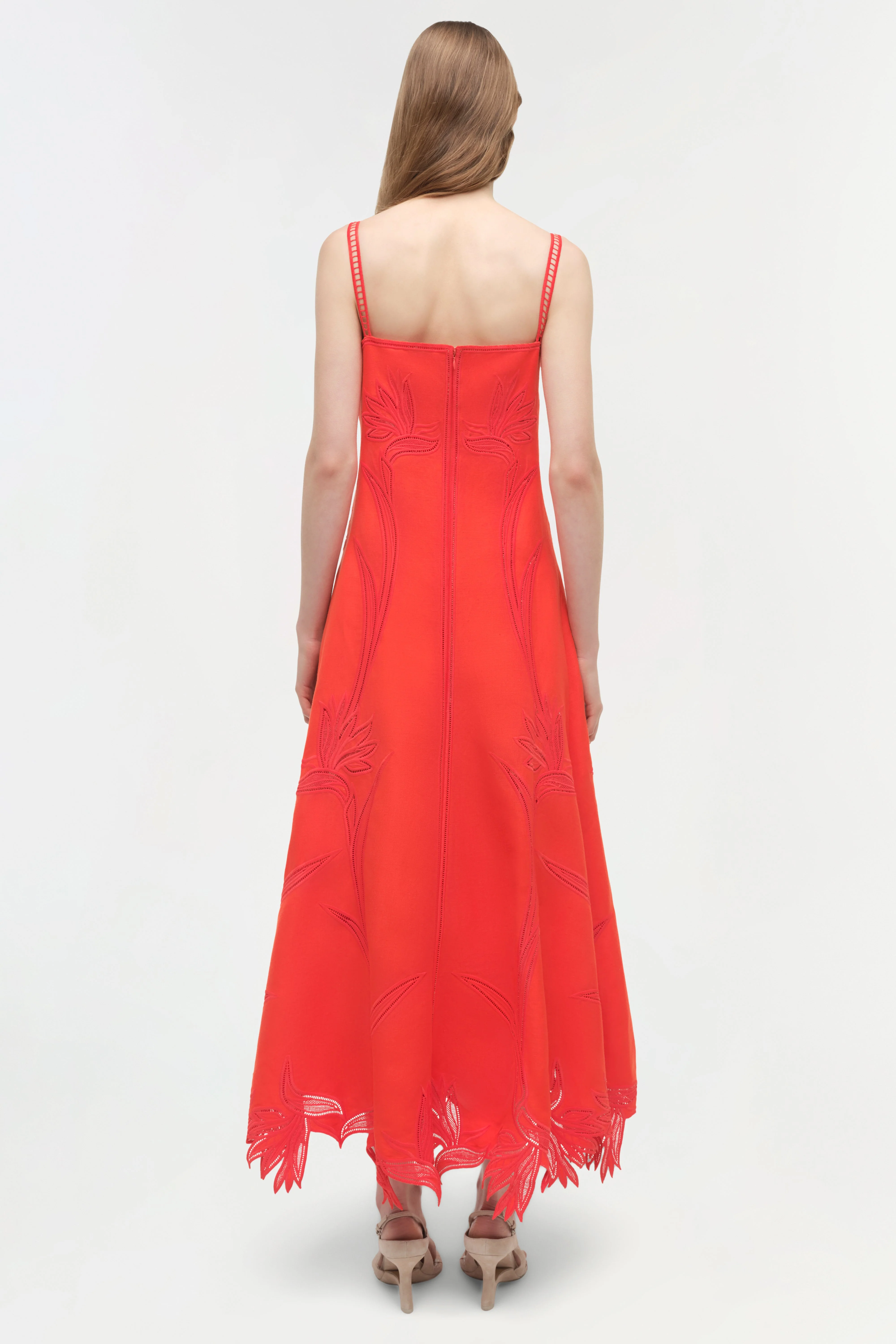 Simkhai - Ellery Embroidered Bustier Midi Dress - Image 5