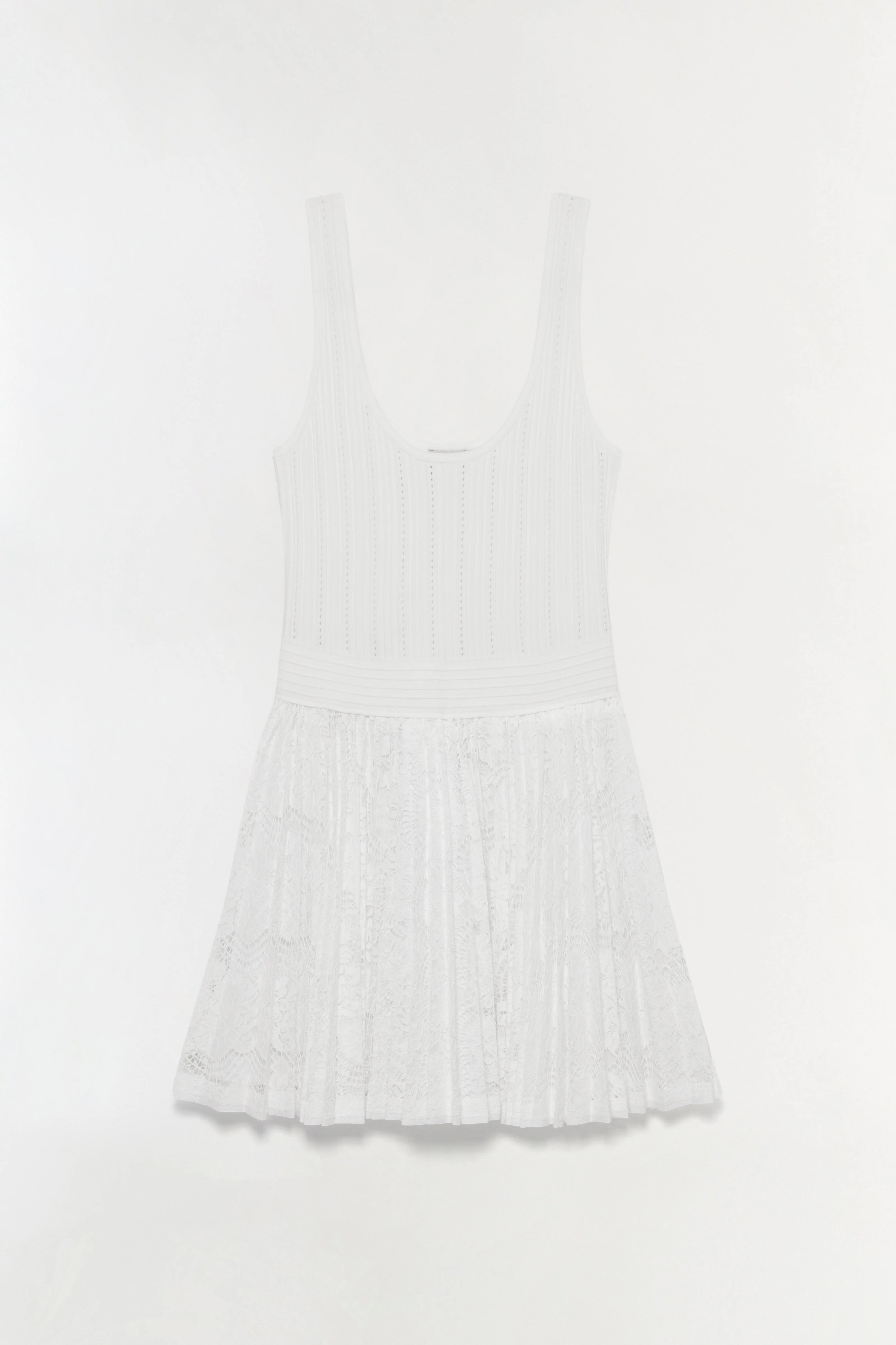 Simkhai - Ellis Knit Lace Mini Dress