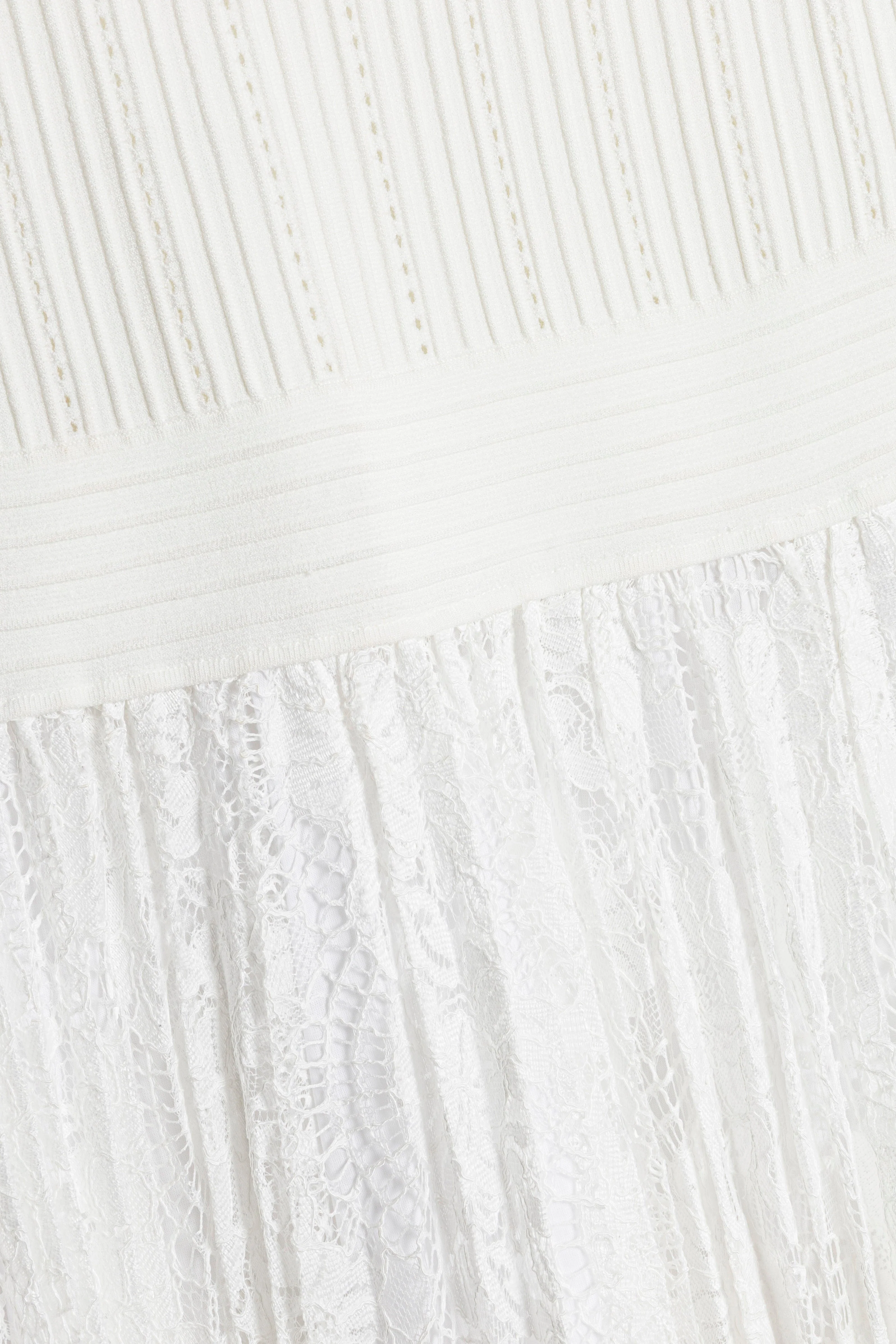 Simkhai - Ellis Knit Lace Mini Dress - Image 7