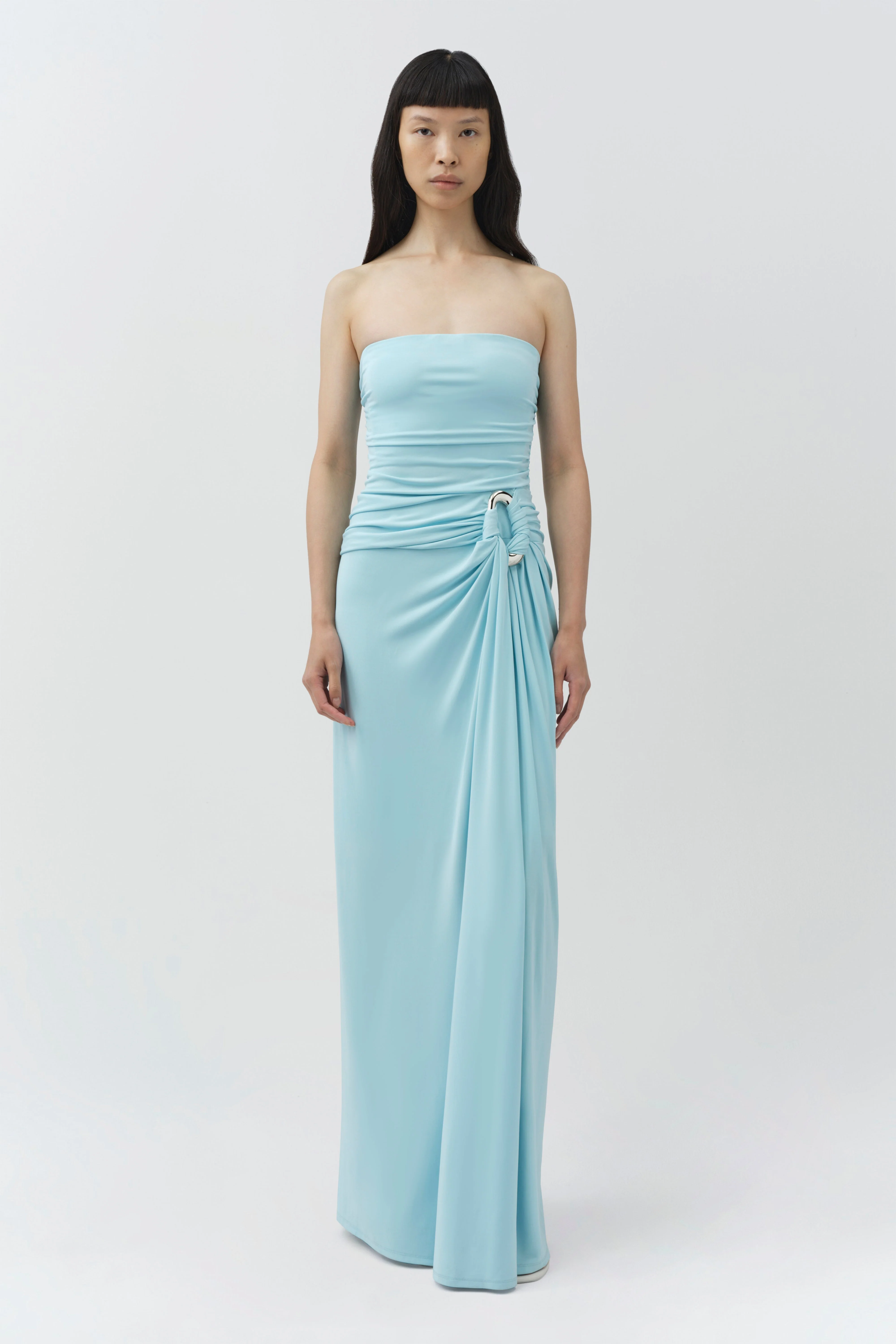 Simkhai - Emma Strapless Draped Jersey Bustier Gown - Image 2