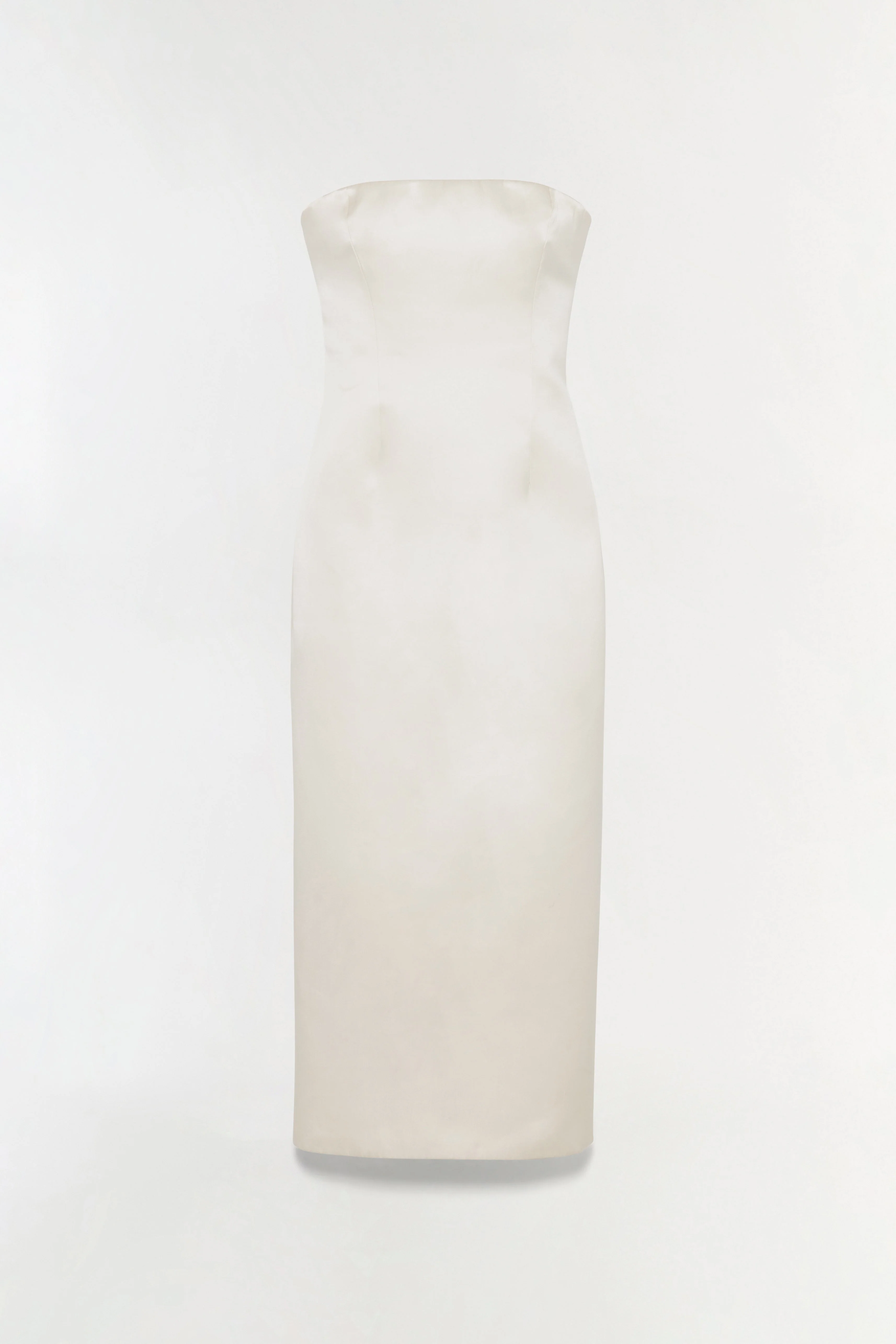 Simkhai - Enid Satin Bustier Midi Dress