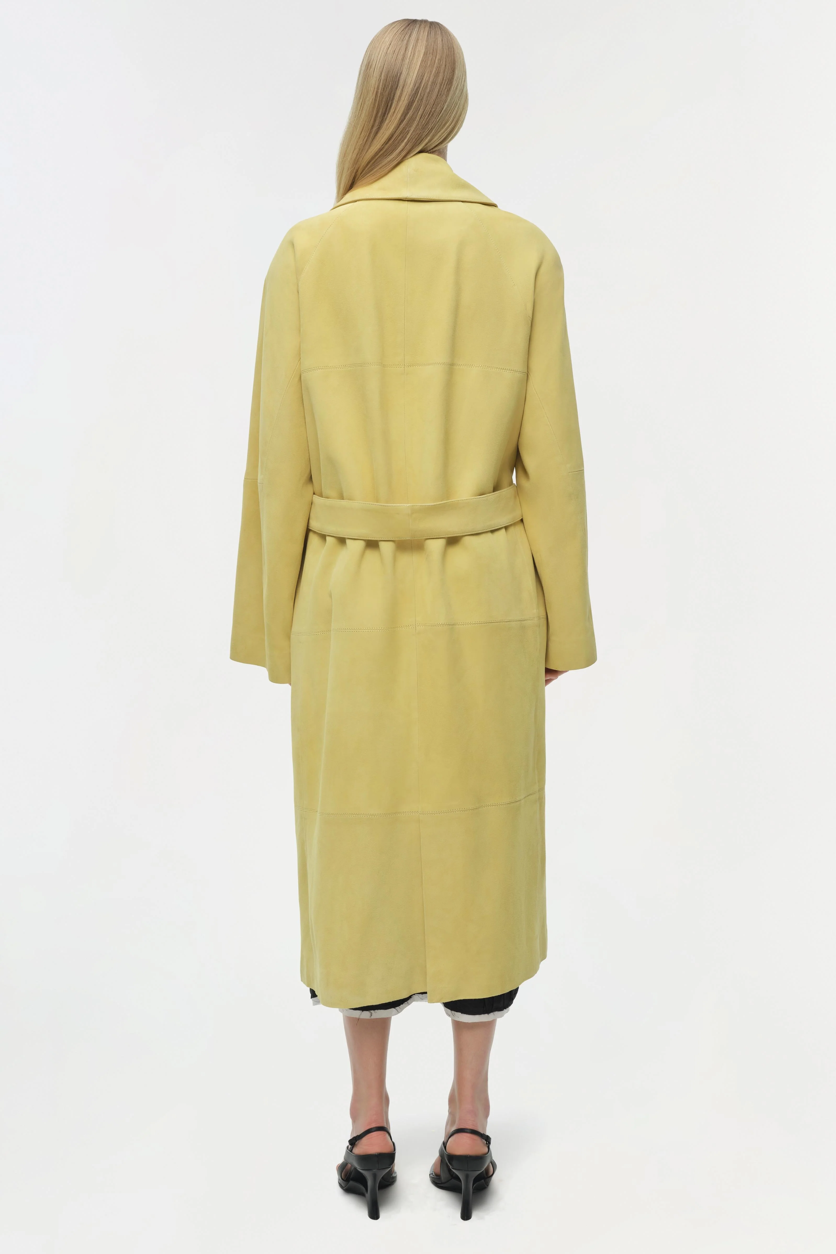 Simkhai - Enola Suede Trench Coat - Image 5