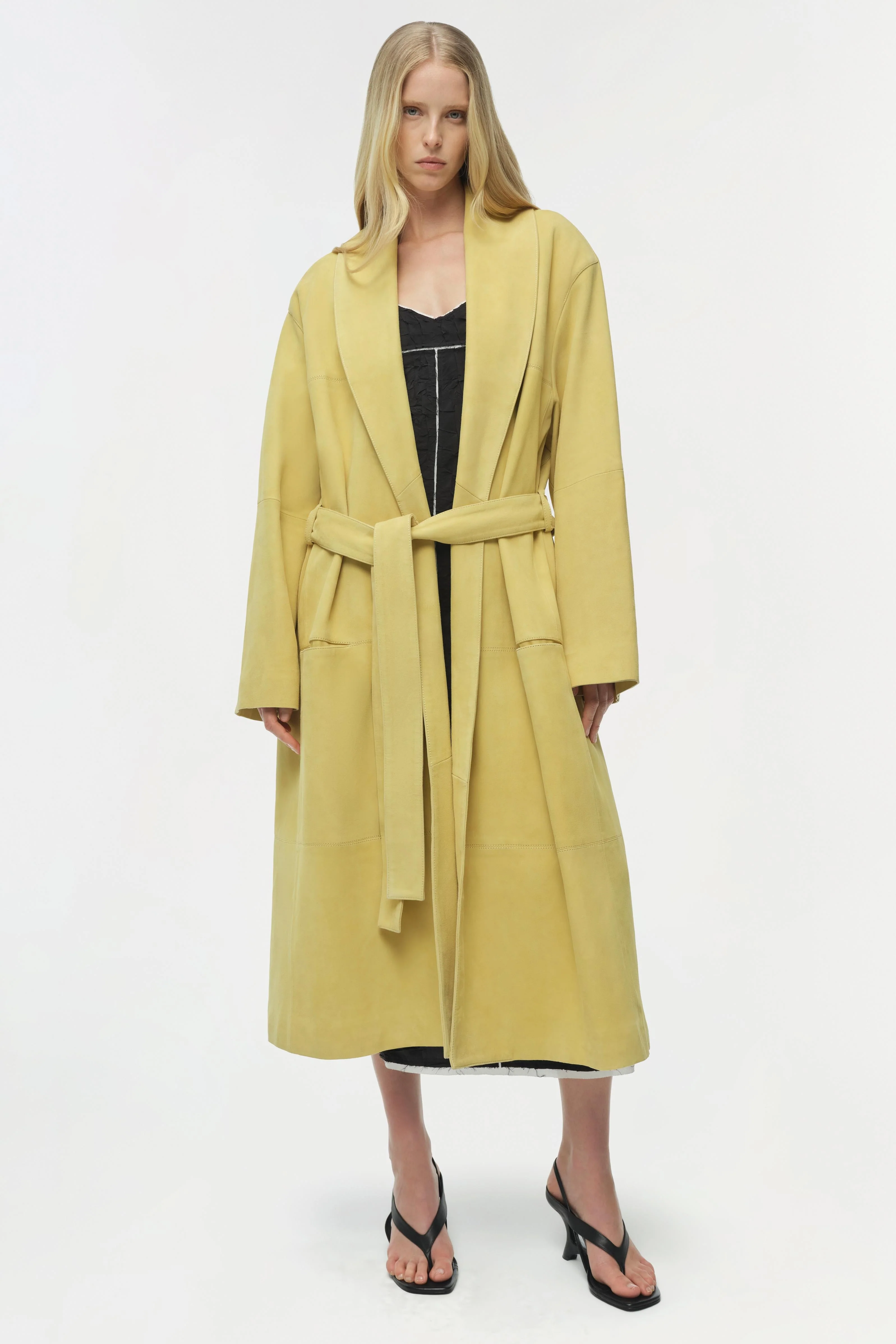 Simkhai - Enola Suede Trench Coat - Image 6