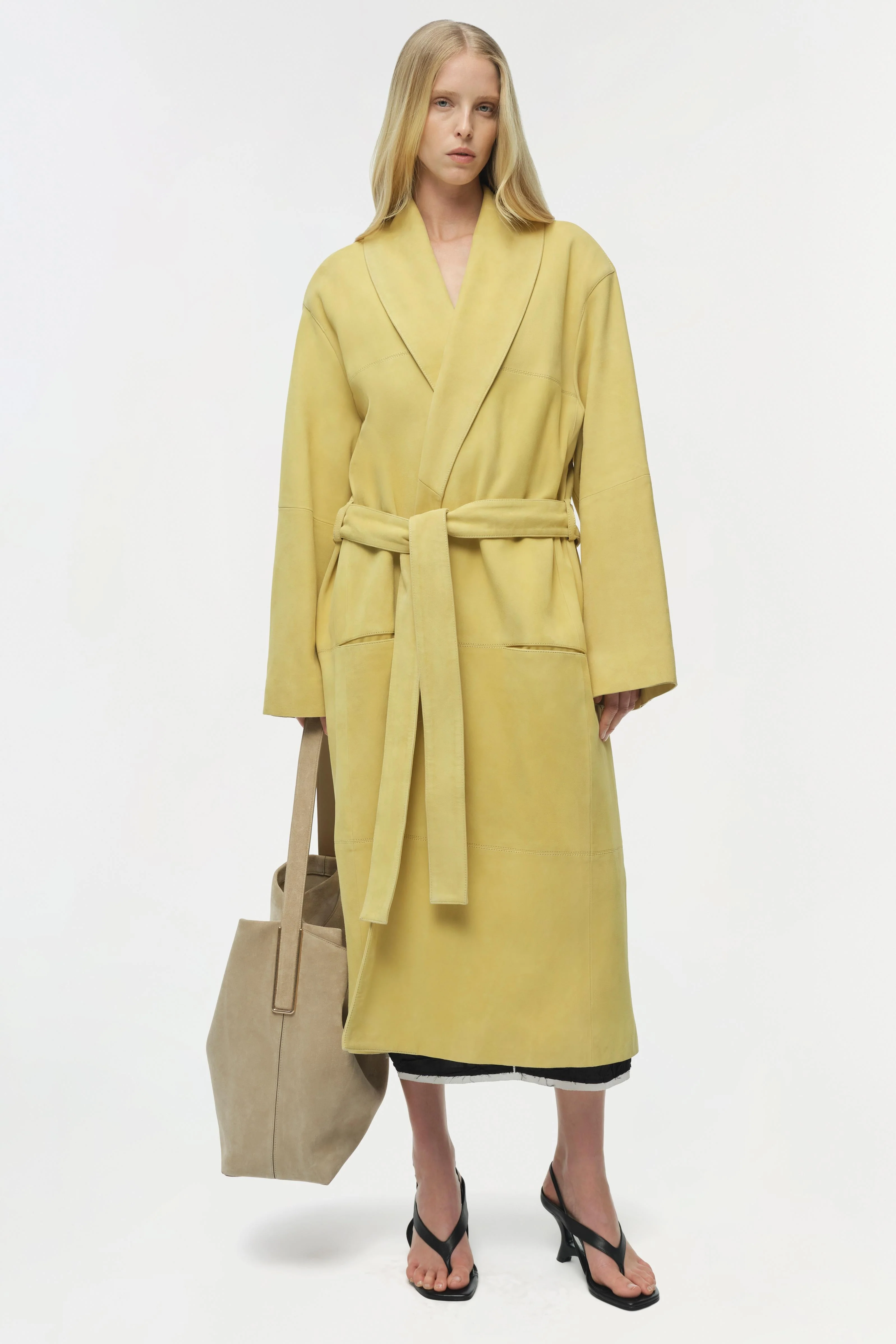 Simkhai - Enola Suede Trench Coat - Image 8