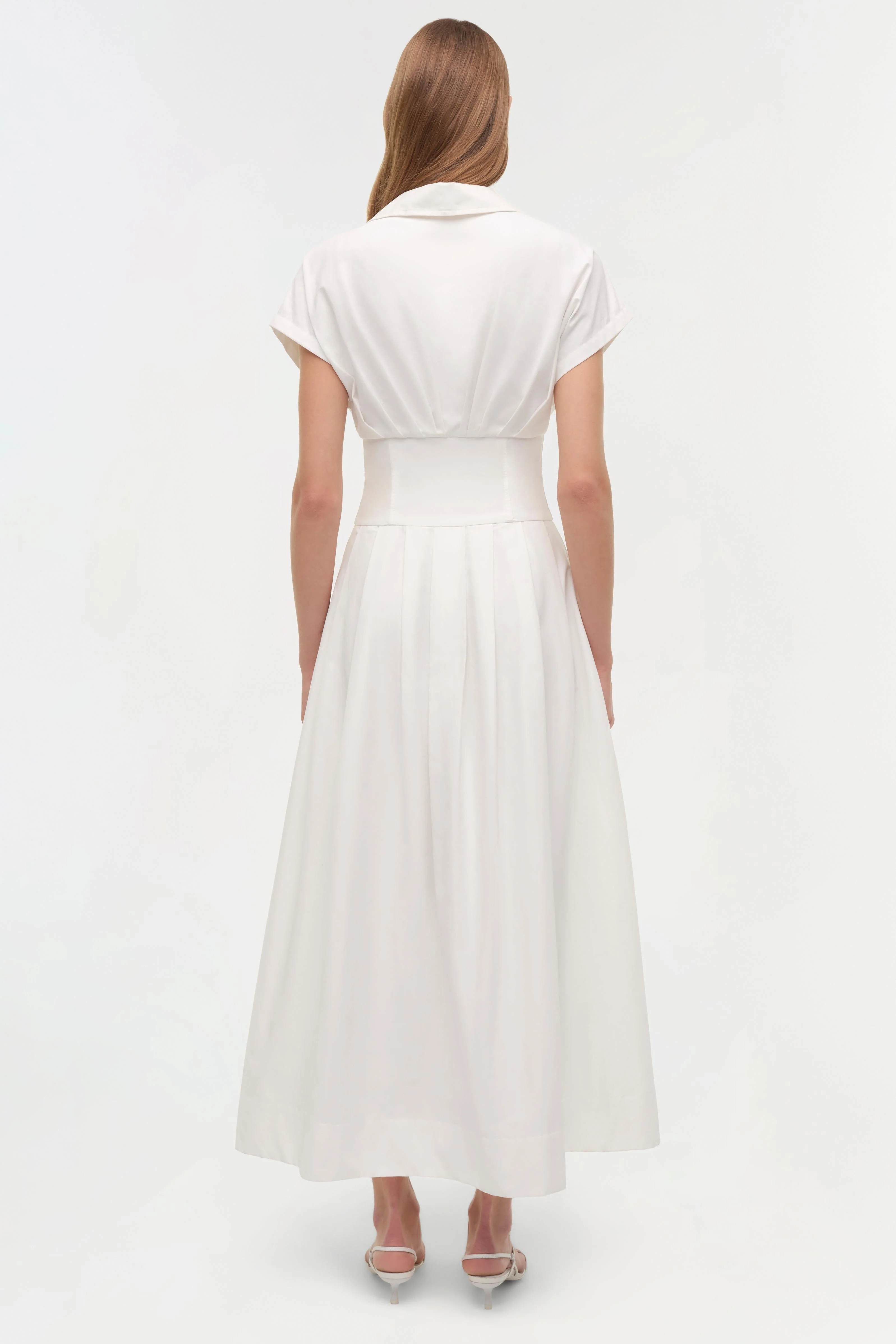 Simkhai - Farlow Cotton Faille Midi Dress - Image 6