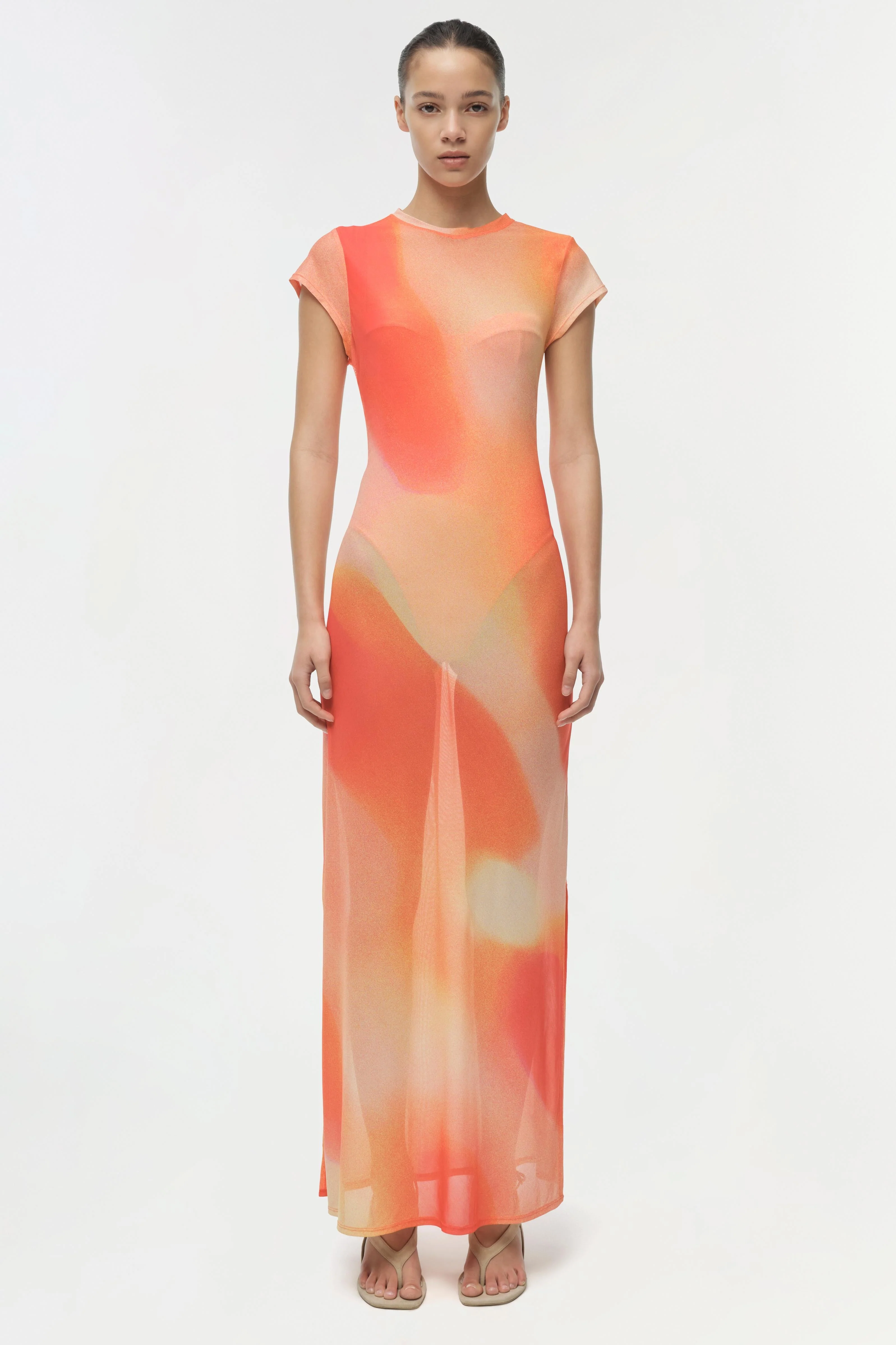 Simkhai - Fia Mesh Midi Dress - Image 6