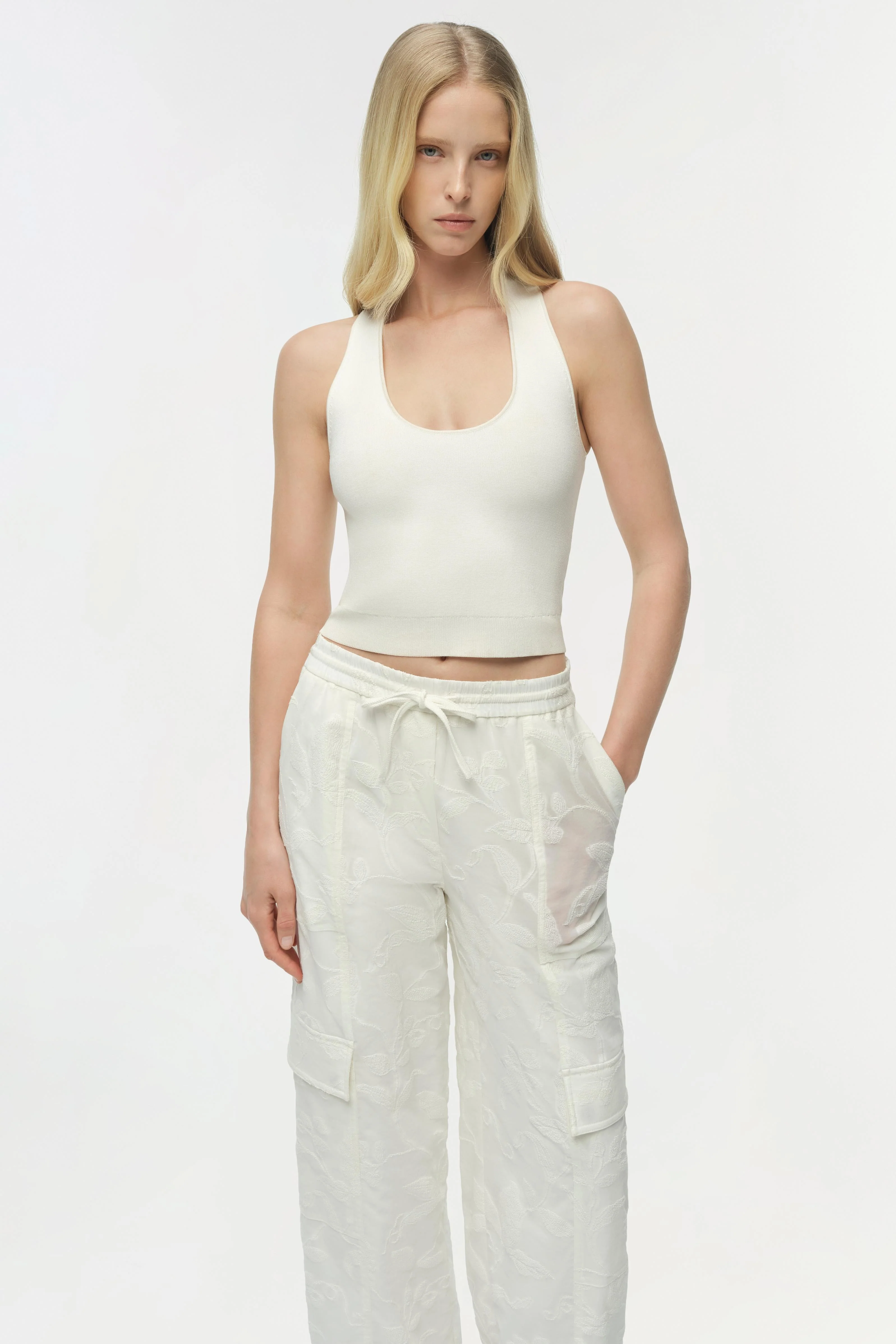 Simkhai - Georgiana Jacquard Cargo Pant - Image 3