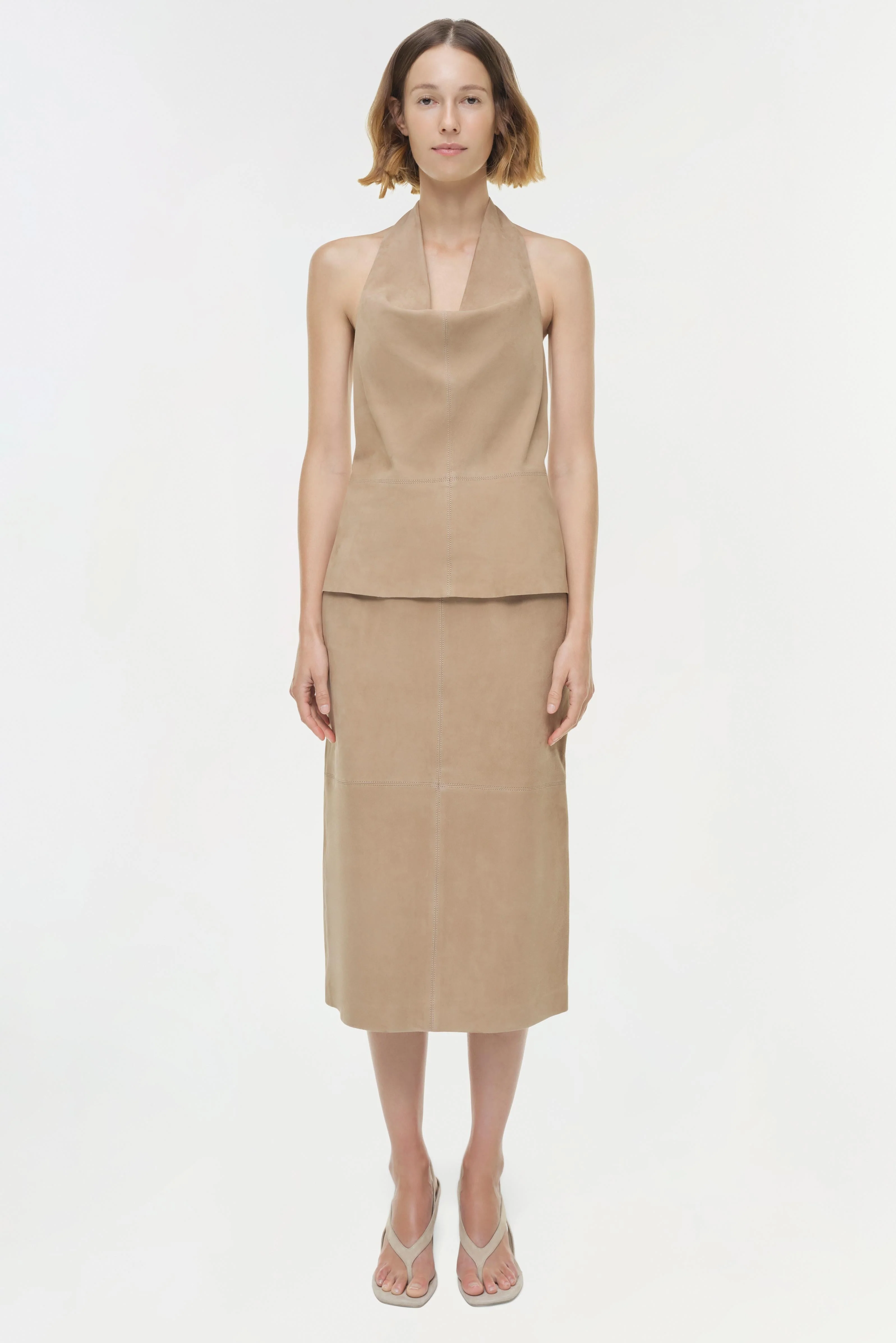 Simkhai - Griffin Suede Halter Top - Image 6