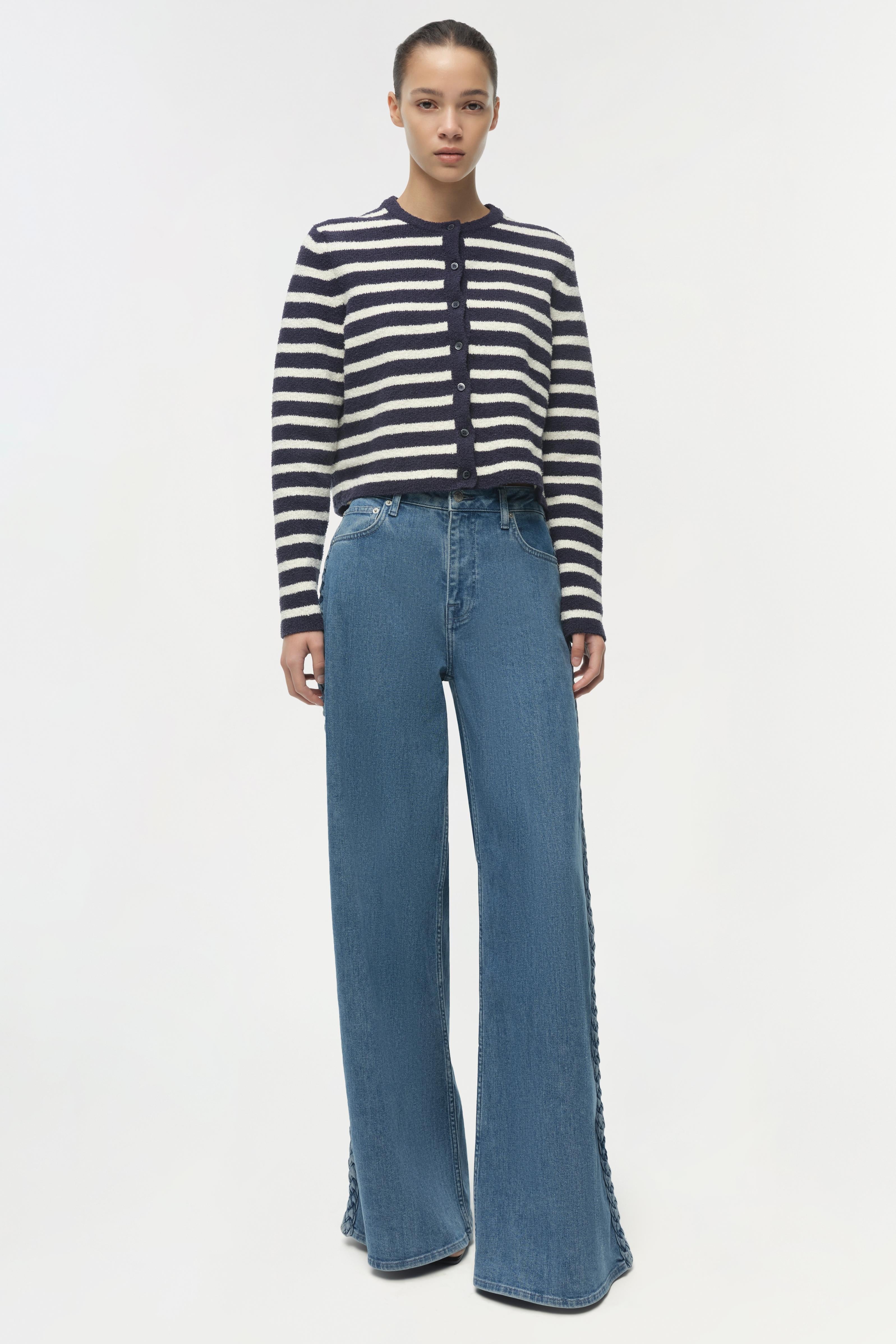 Simkhai - Harland Knit Crewneck Cardigan - Image 2