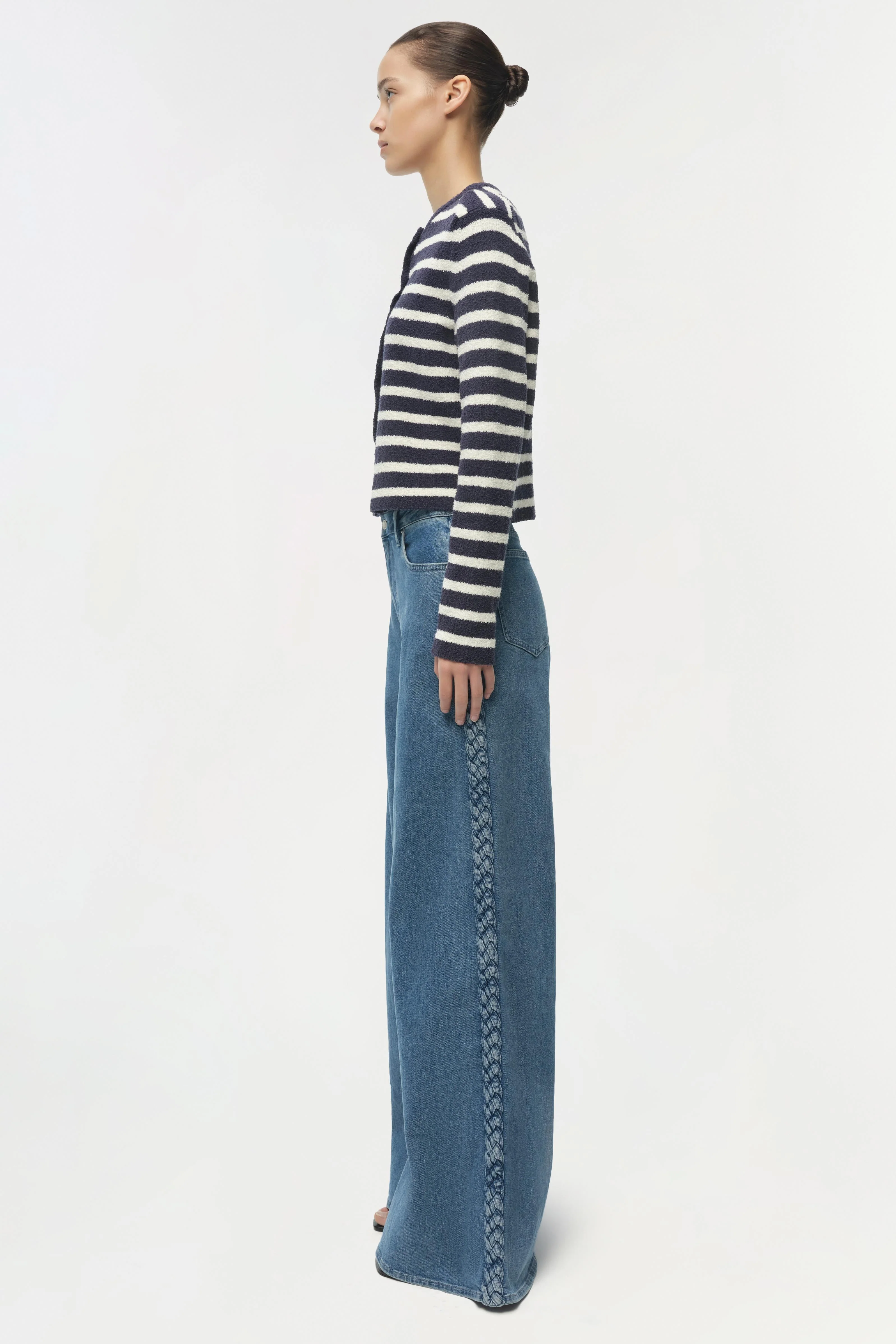 Simkhai - Harland Knit Crewneck Cardigan - Image 4