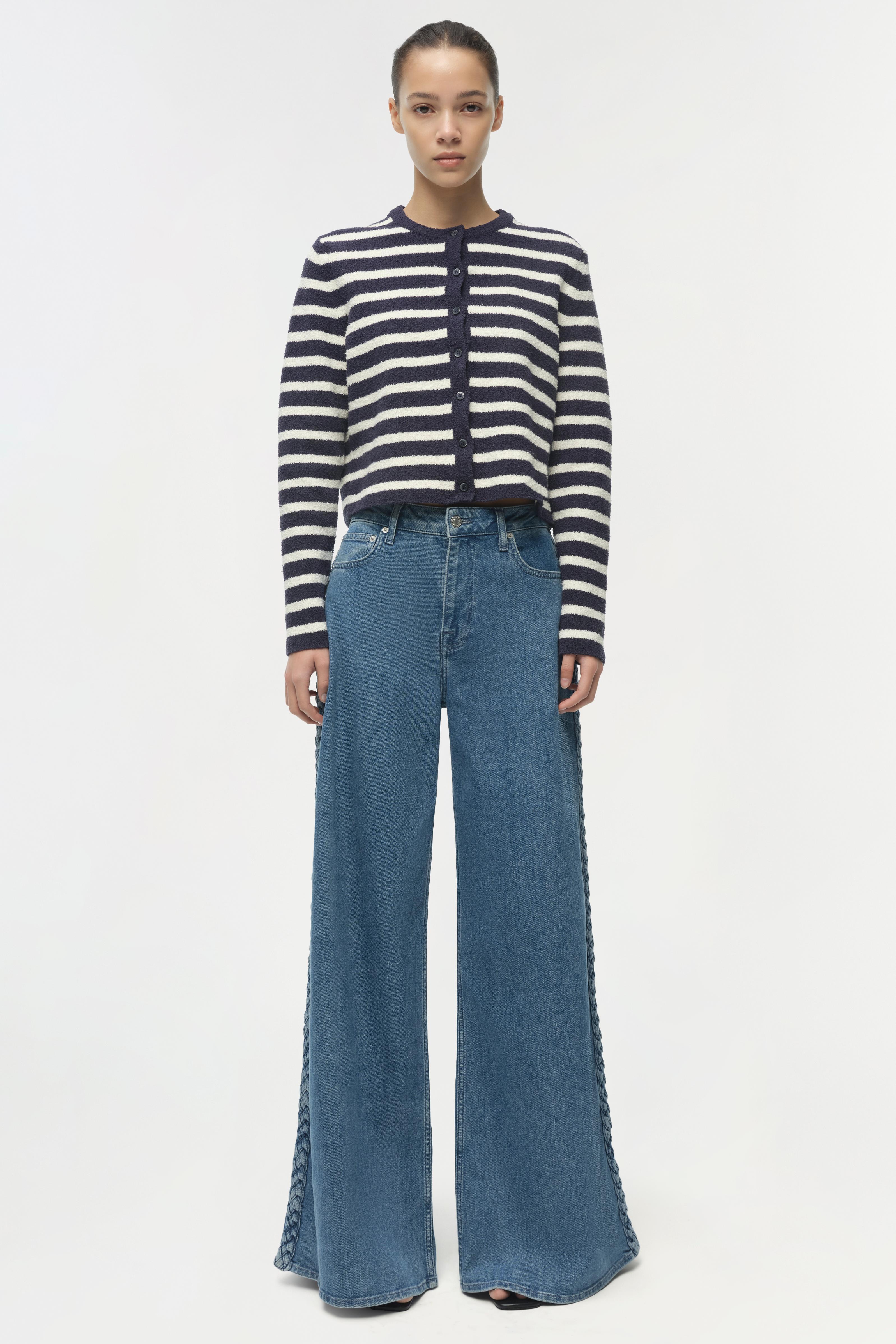Simkhai - Harland Knit Crewneck Cardigan - Image 6