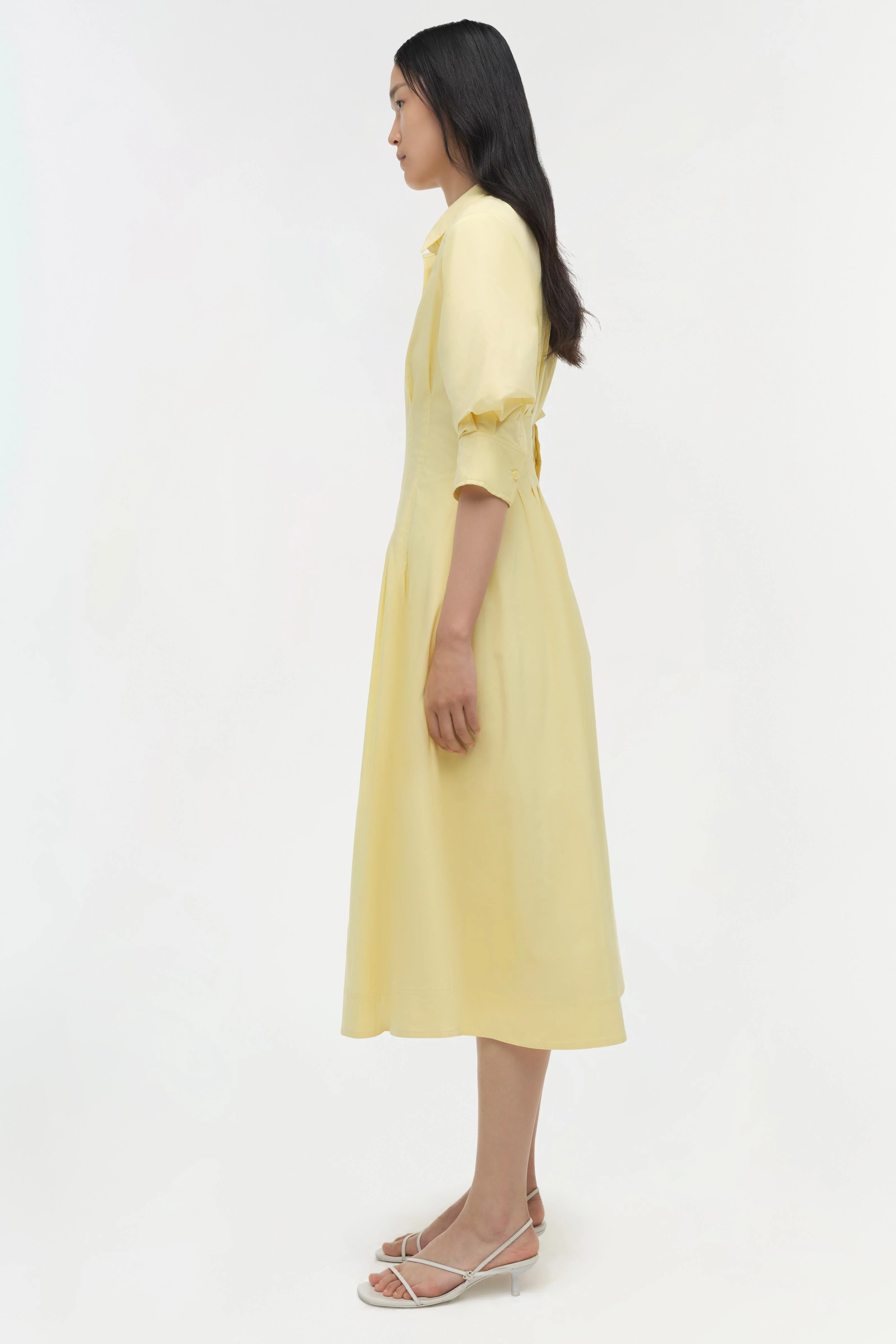 Simkhai - Jazz Cotton Pintuck Midi Dress - Image 4