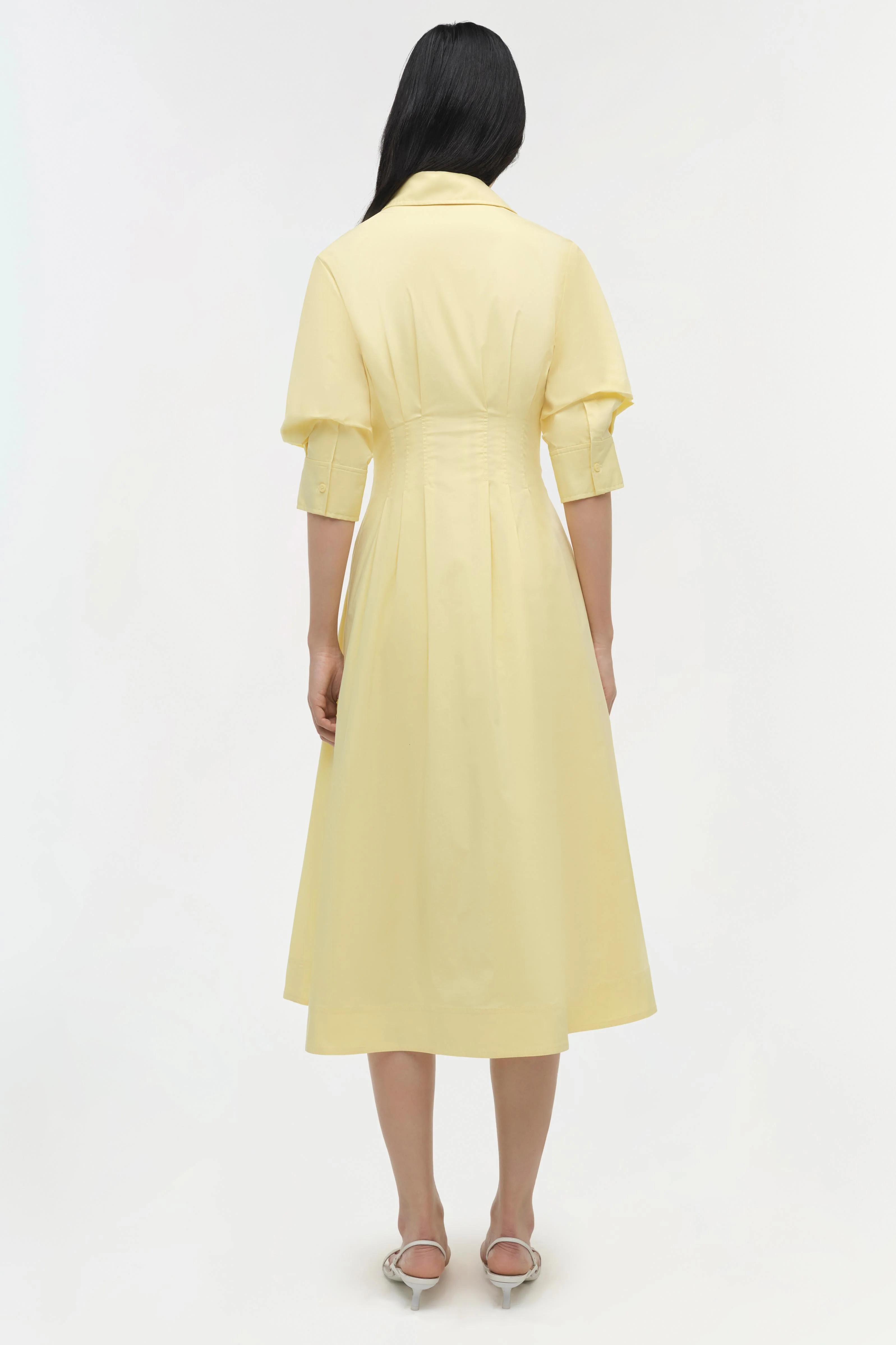 Simkhai - Jazz Cotton Pintuck Midi Dress - Image 5