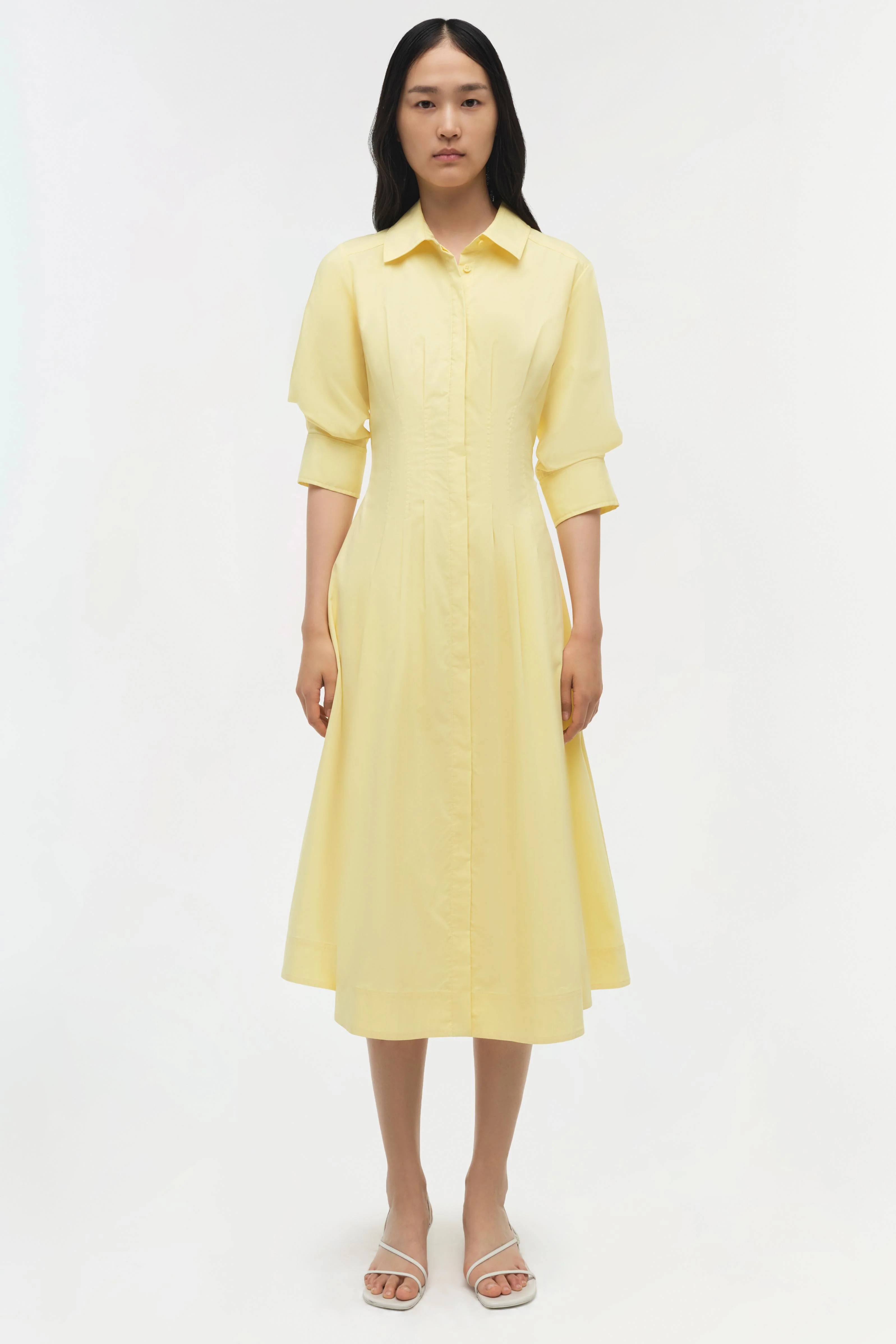 Simkhai - Jazz Cotton Pintuck Midi Dress - Image 6