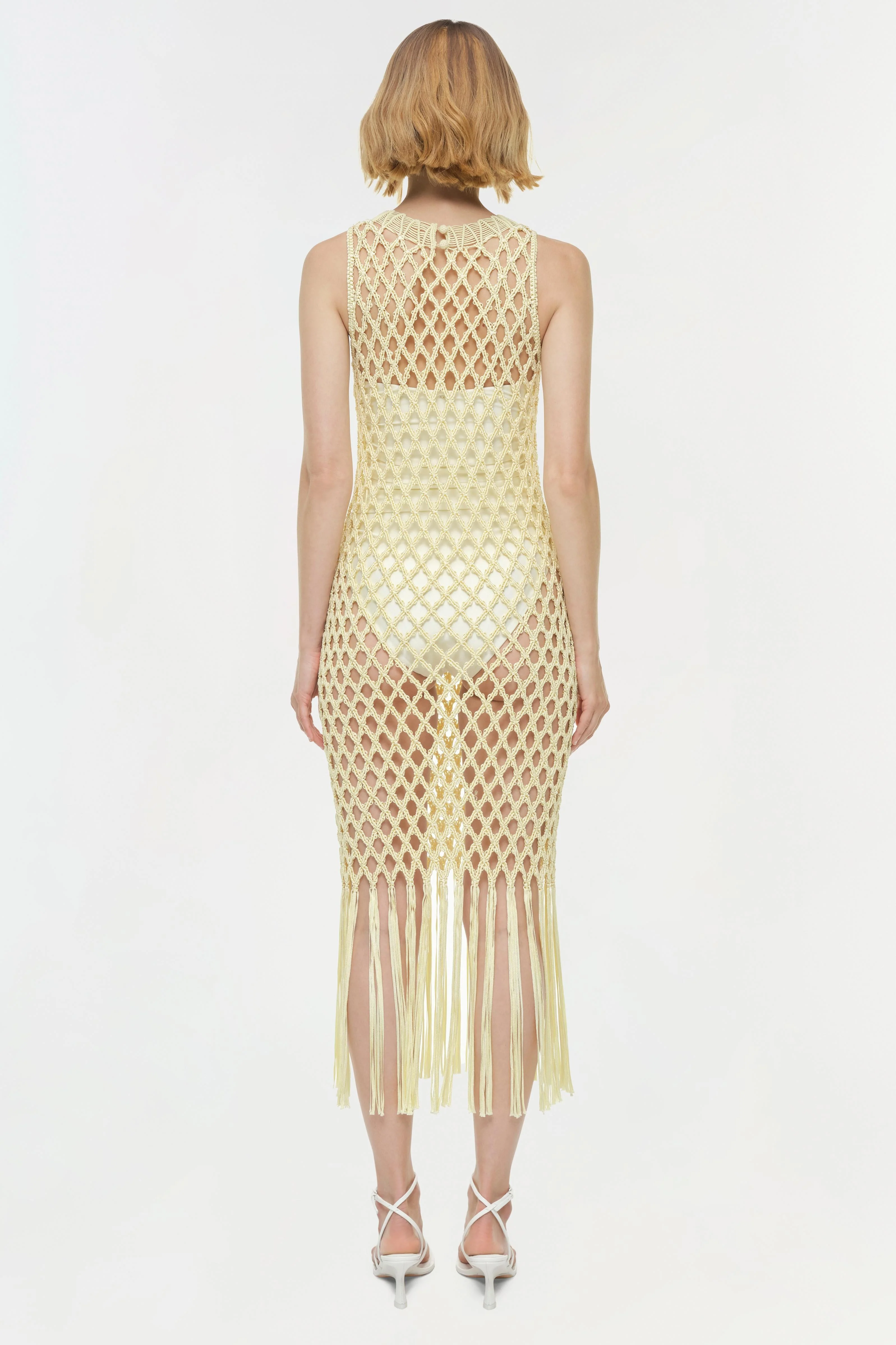 Simkhai - Jensen Macrame Midi Dress - Image 6