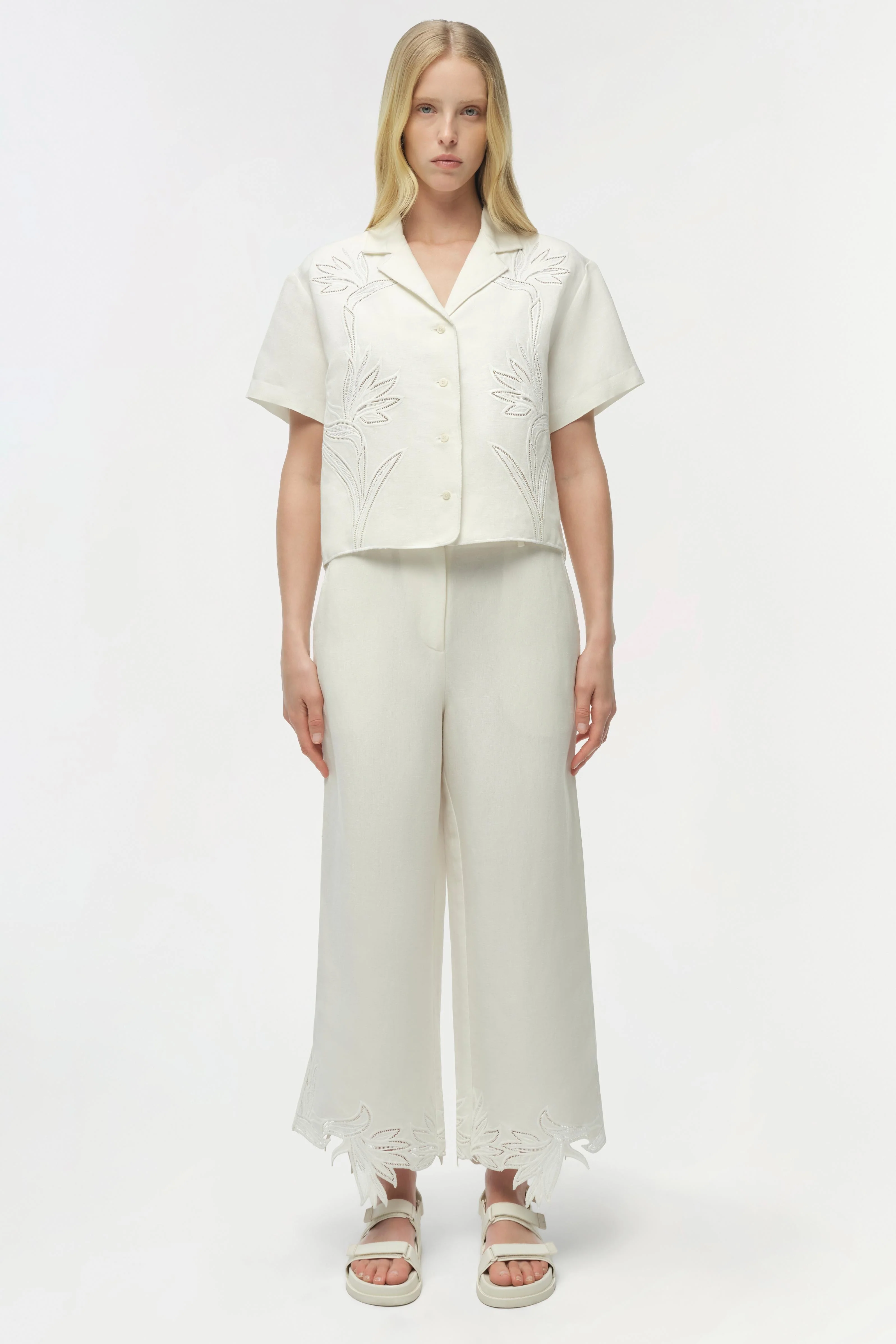 Simkhai - Kallin Cropped Wide Leg Pant - Image 2
