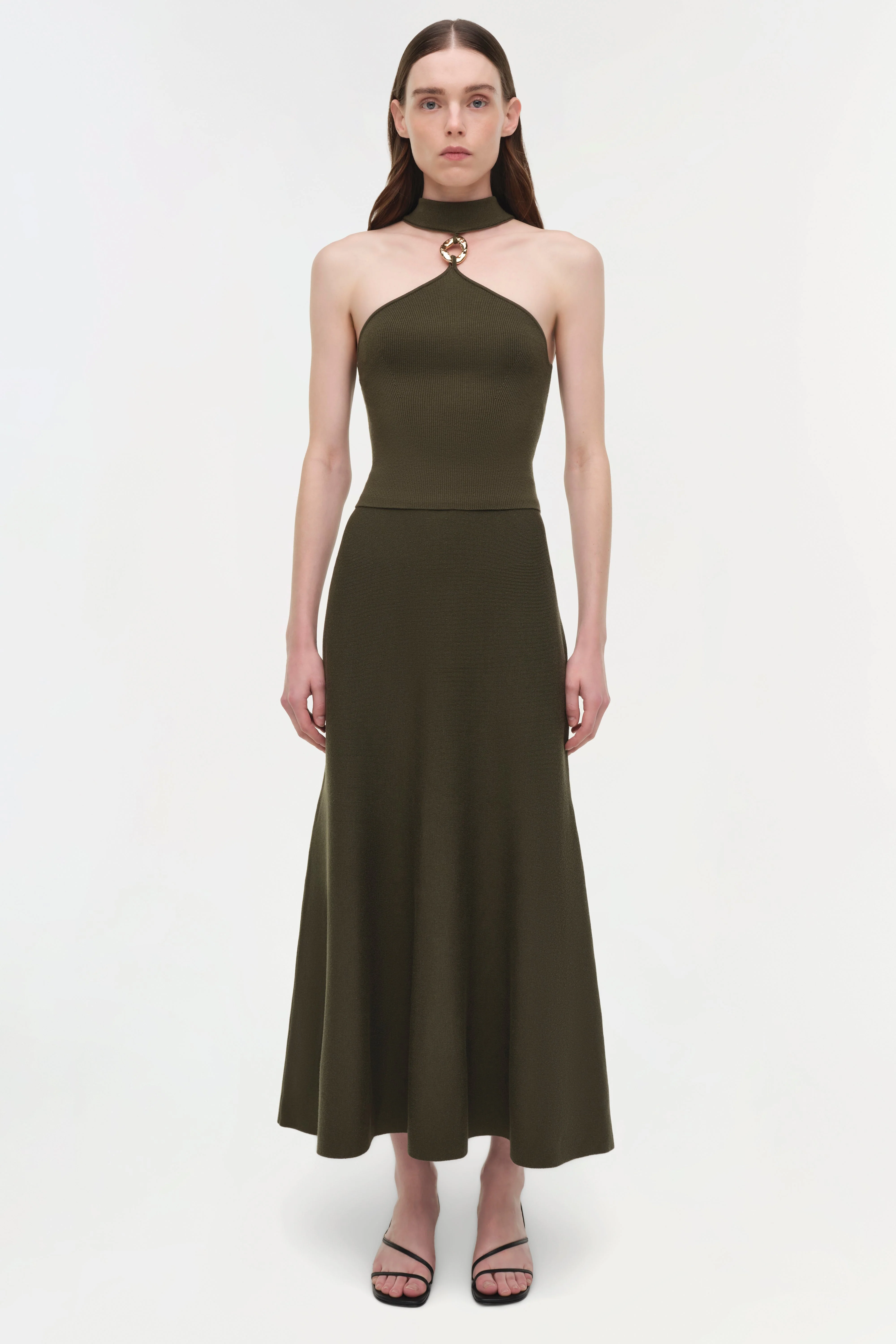 Simkhai - Layne Wool Midi Skirt - Image 2