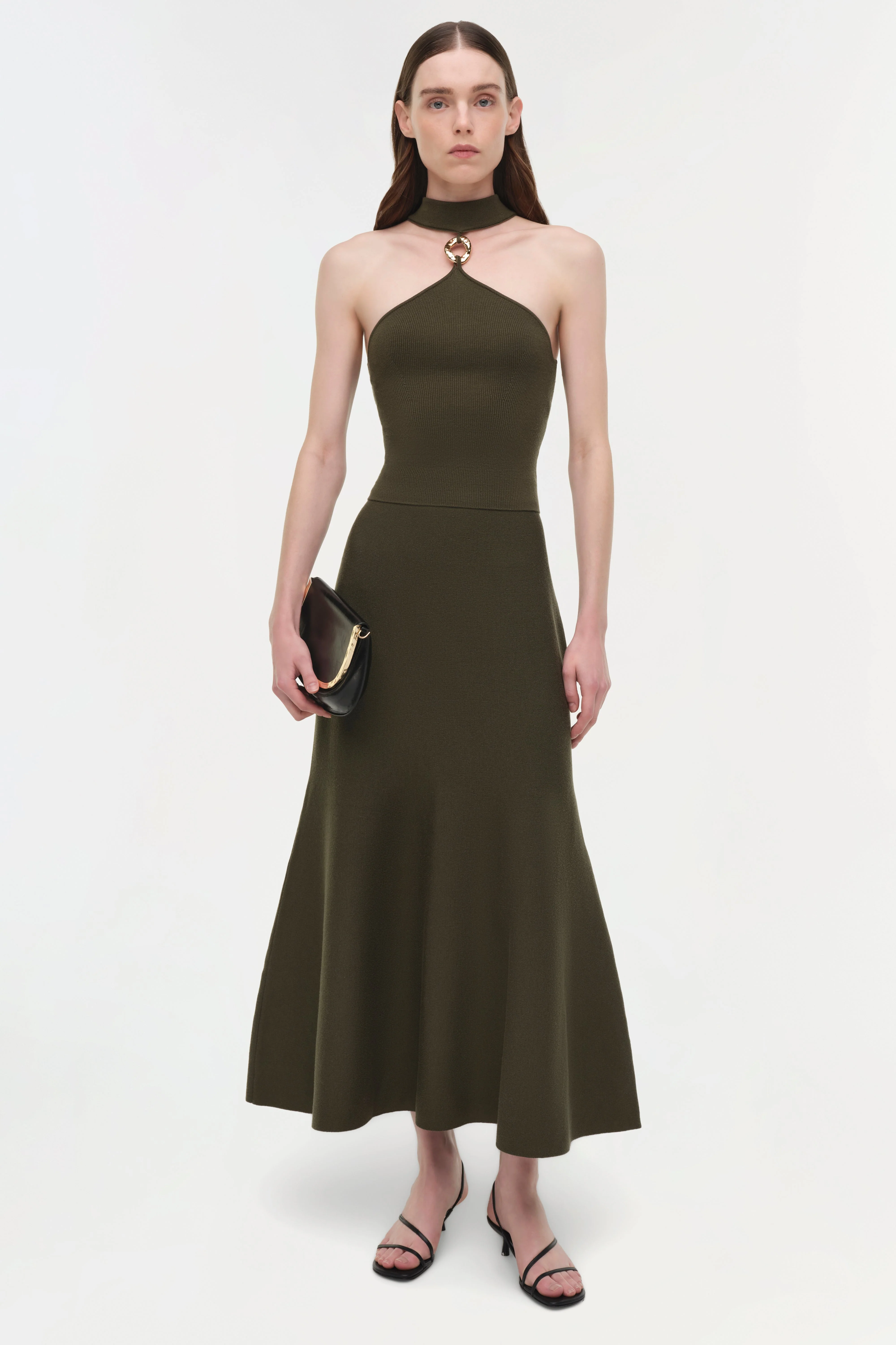 Simkhai - Layne Wool Midi Skirt - Image 3