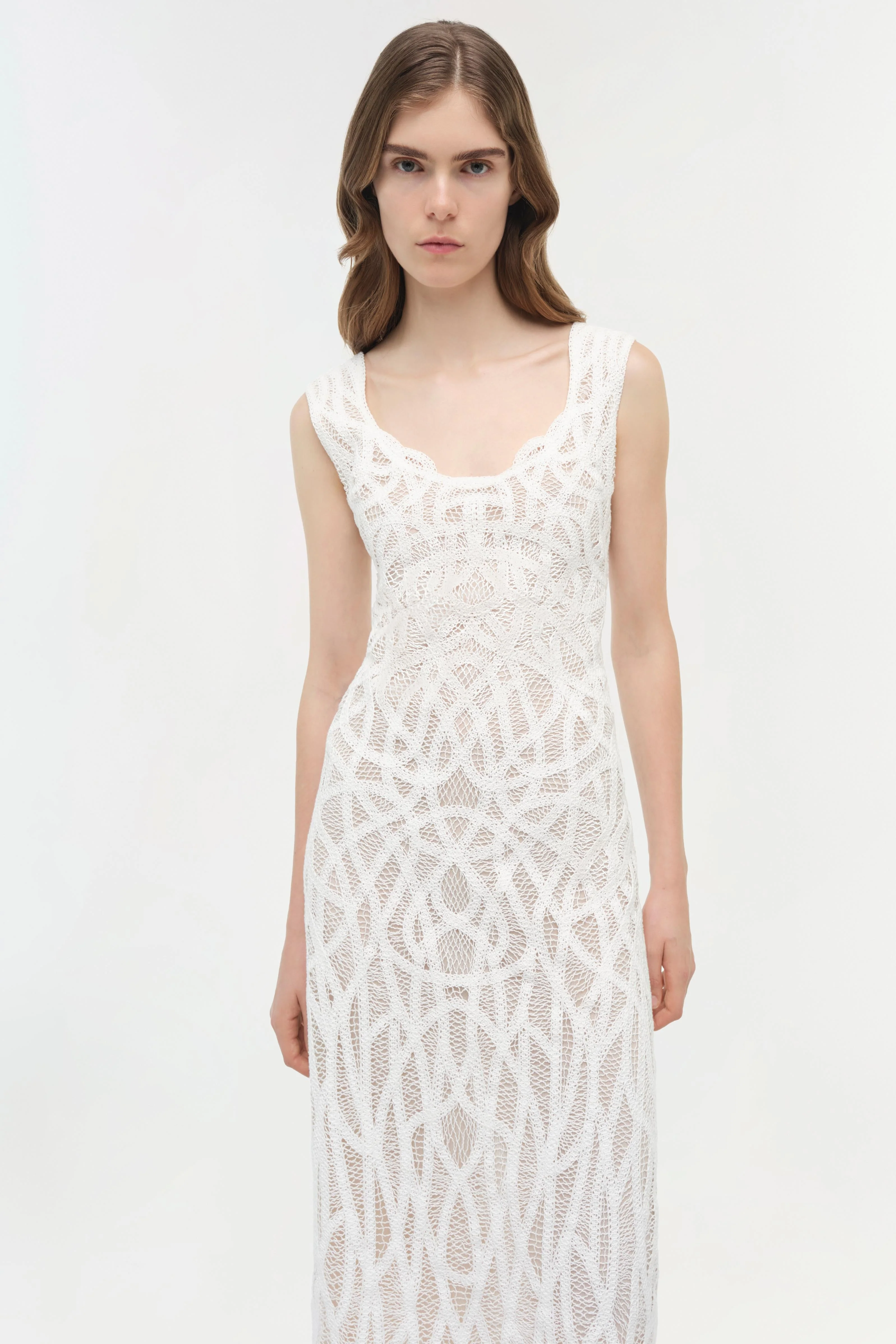 Simkhai - Leonora Macrame Midi Dress - Image 3