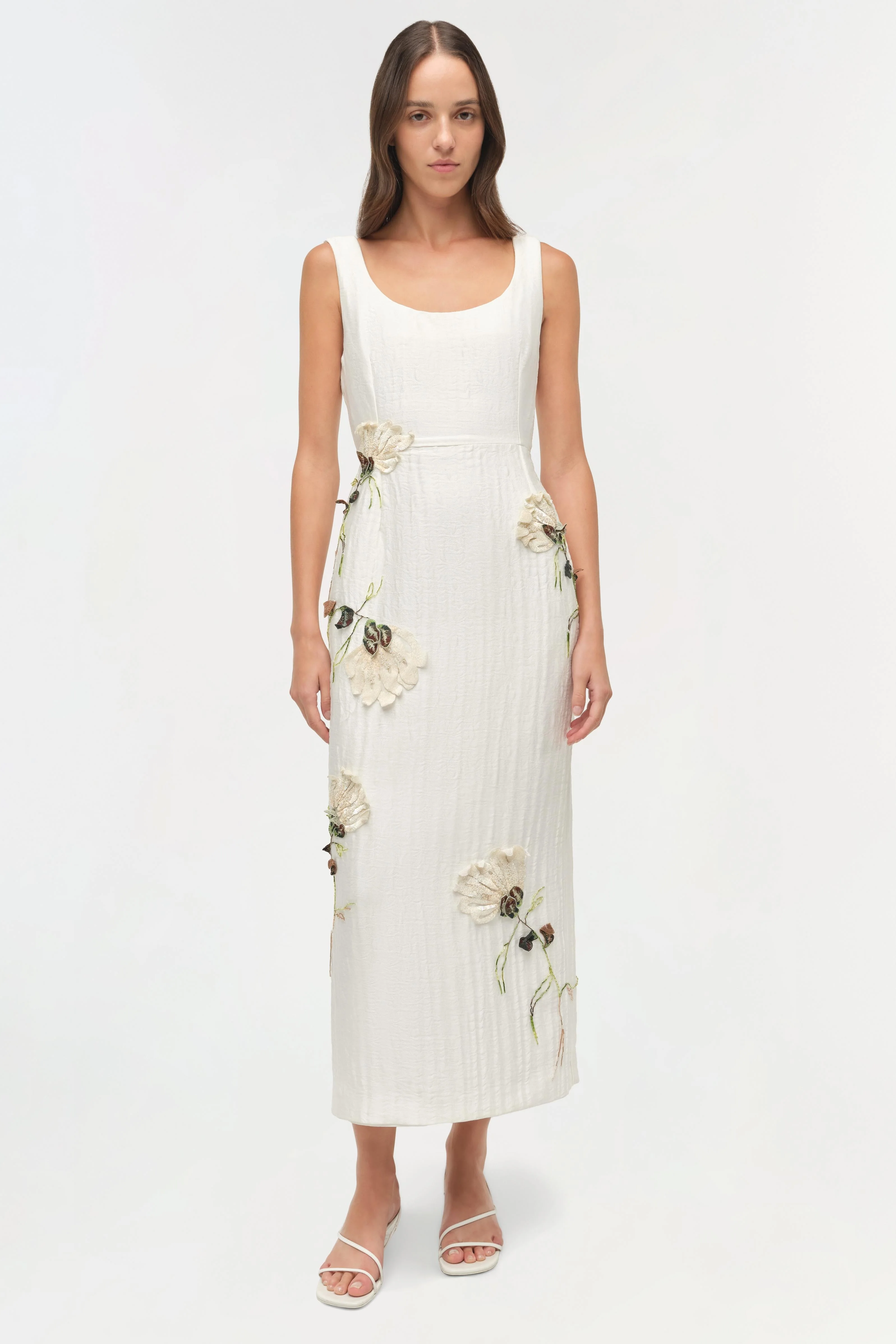 Simkhai - Lilibeth Floral Jacquard Midi Dress - Image 2