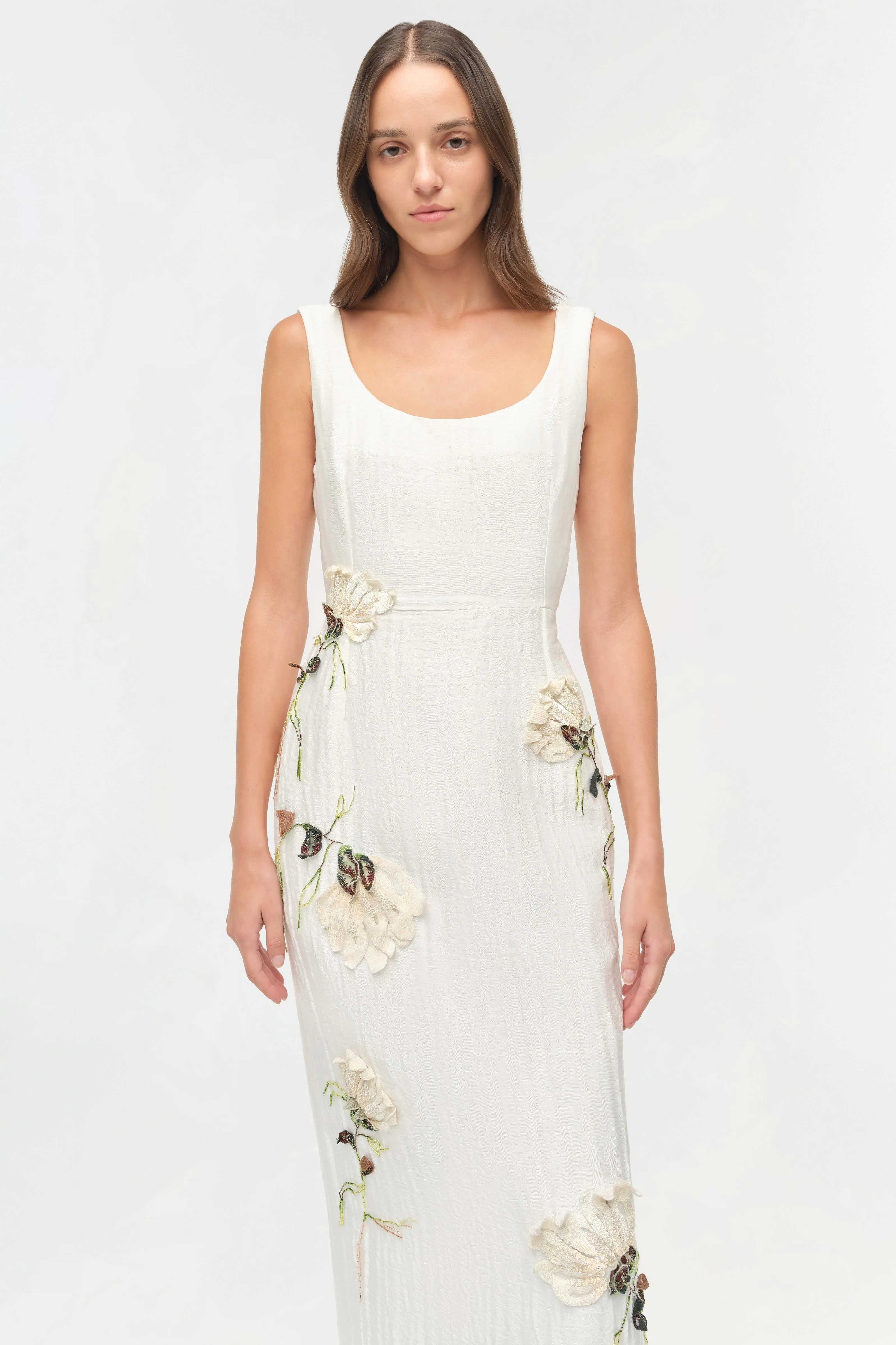 Simkhai - Lilibeth Floral Jacquard Midi Dress - Image 3