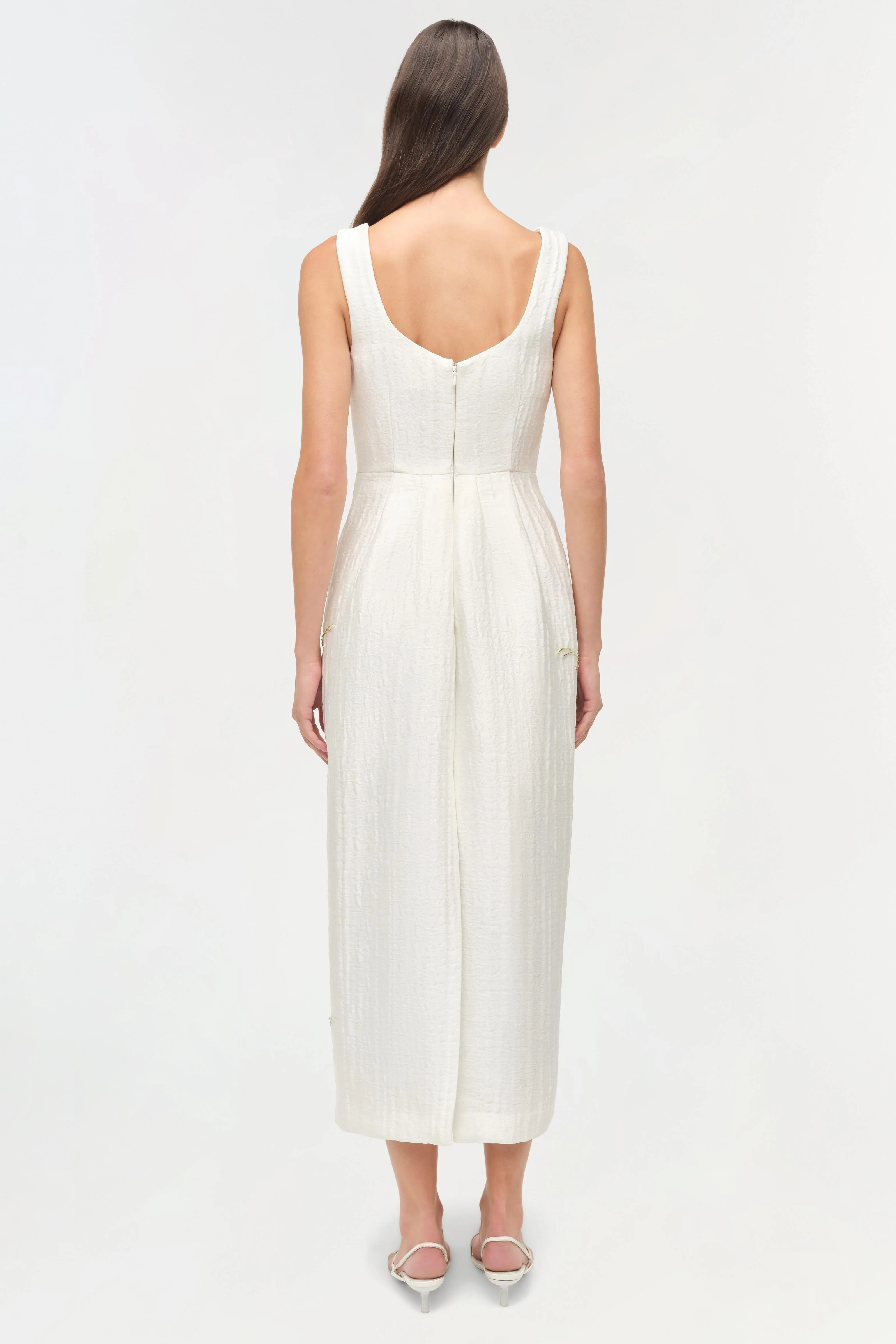 Simkhai - Lilibeth Floral Jacquard Midi Dress - Image 5