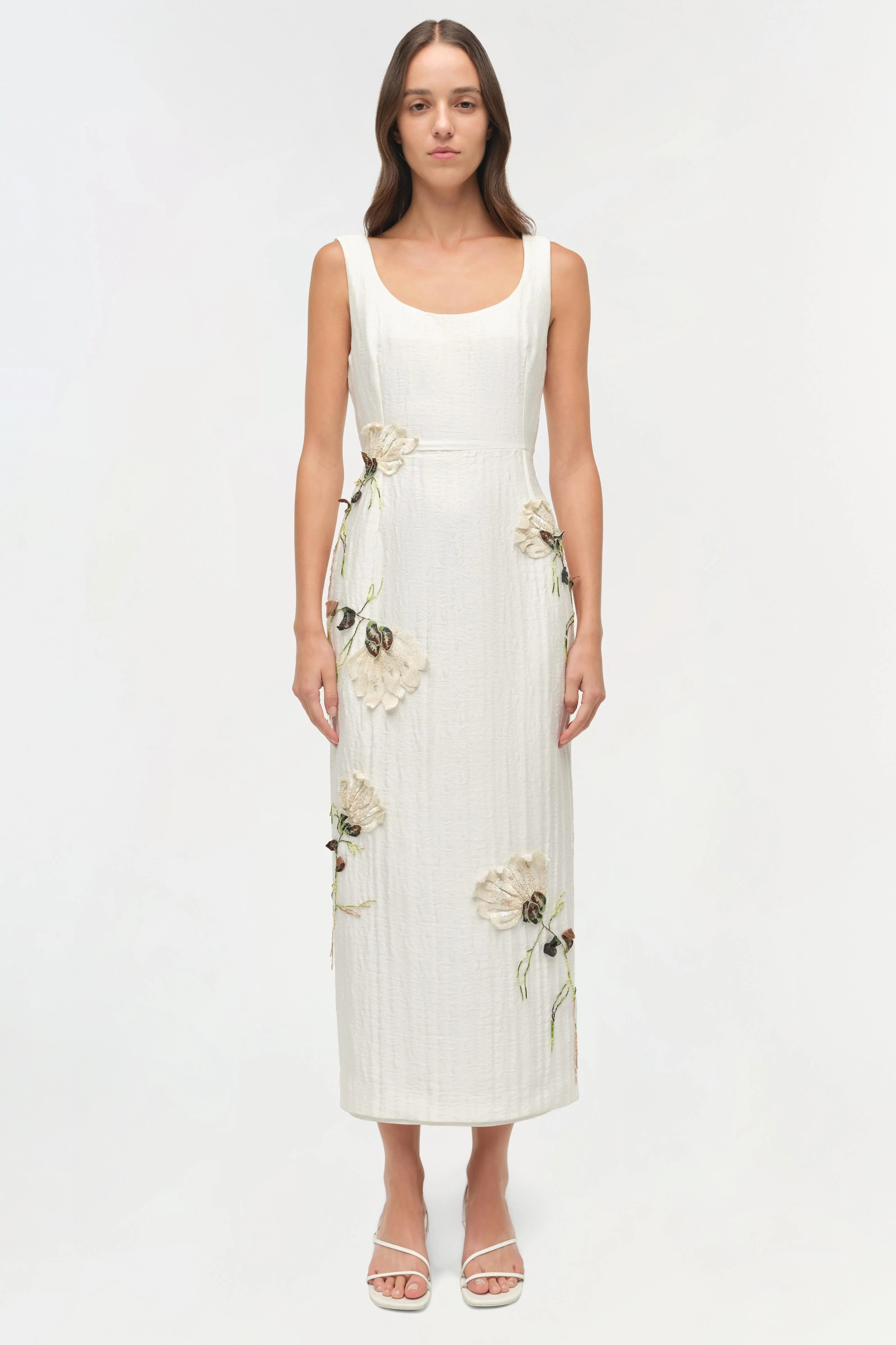 Simkhai - Lilibeth Floral Jacquard Midi Dress - Image 6