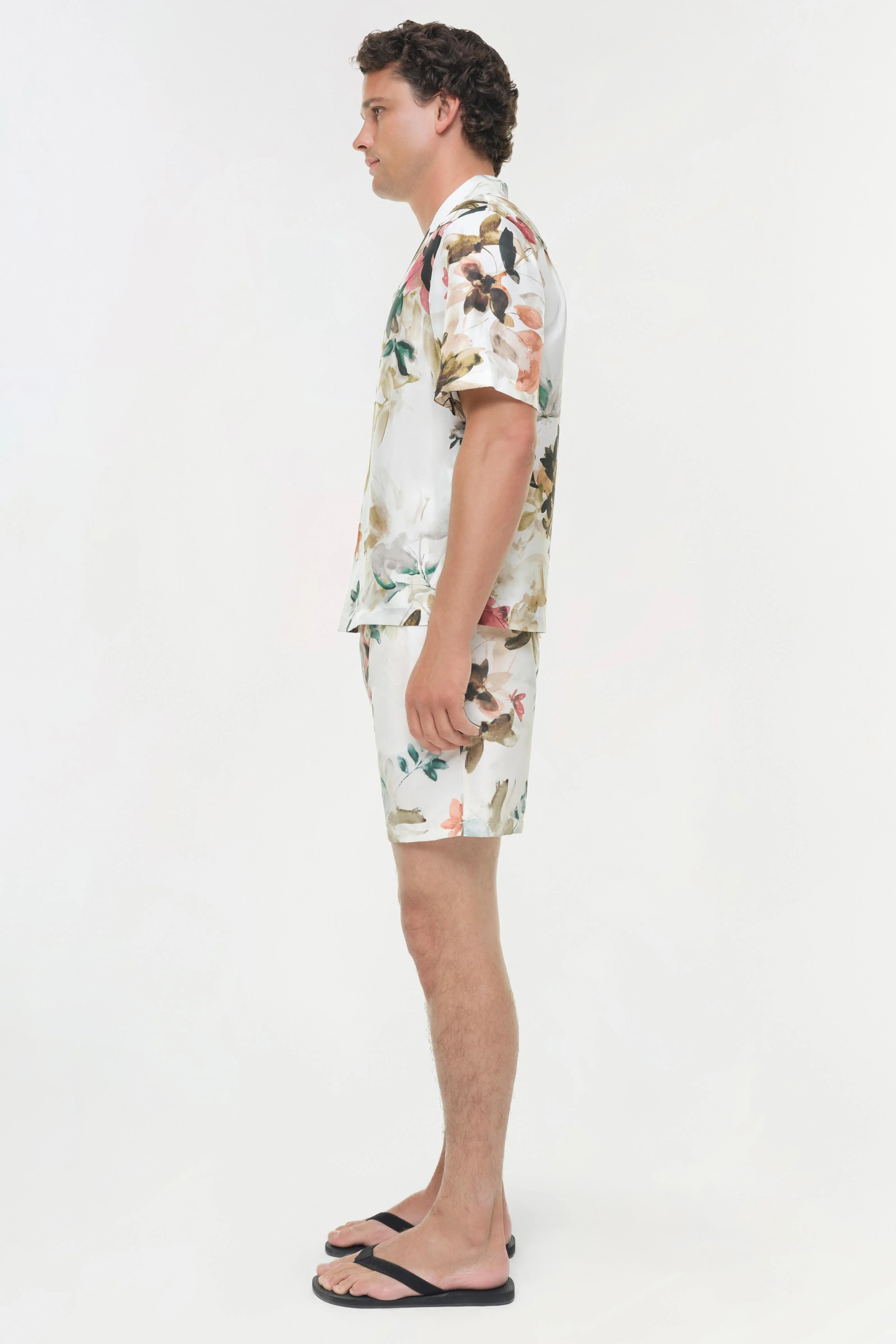 Simkhai - Lowell Floral Printed Swim Shorts - Image 4
