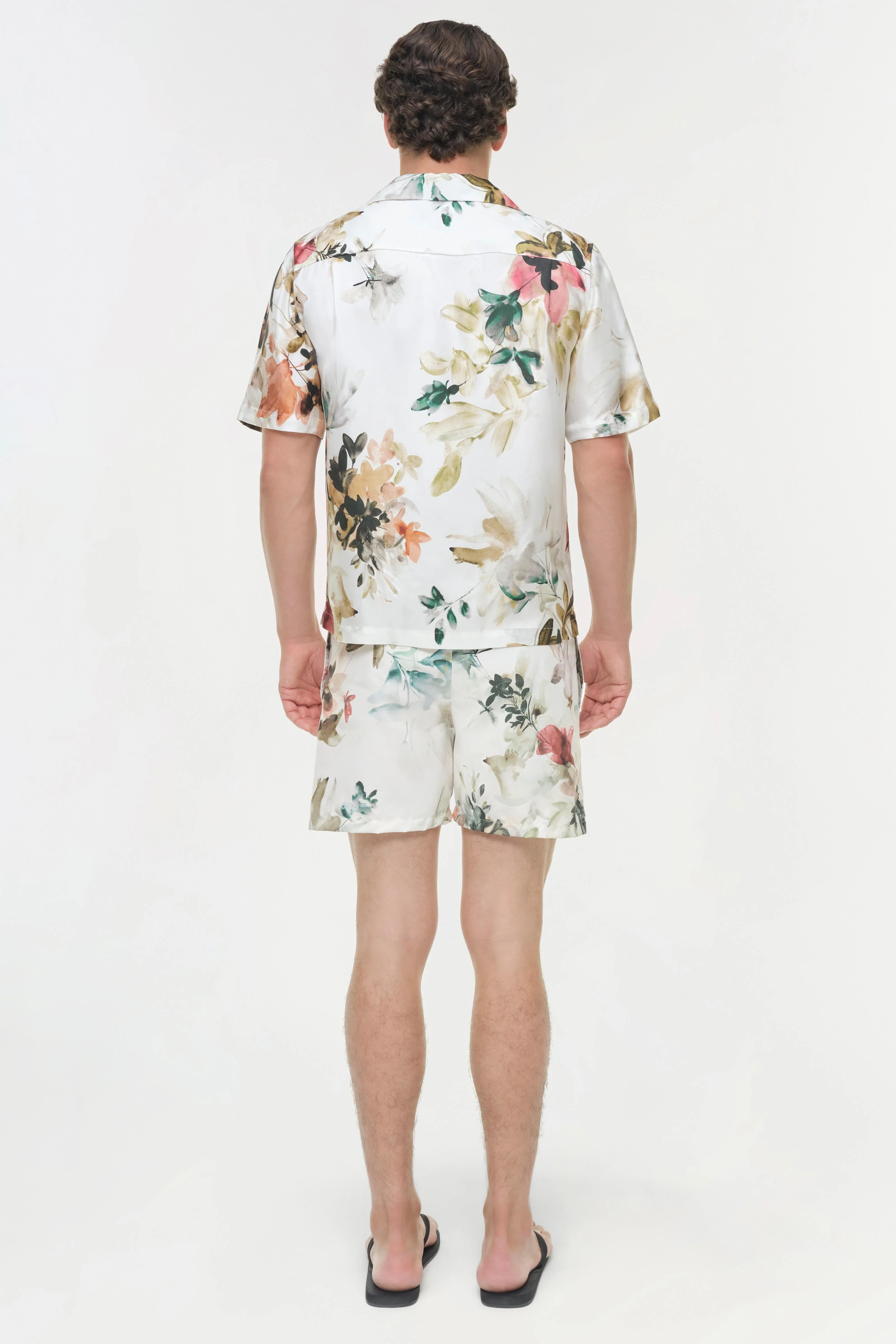Simkhai - Lowell Floral Printed Swim Shorts - Image 5