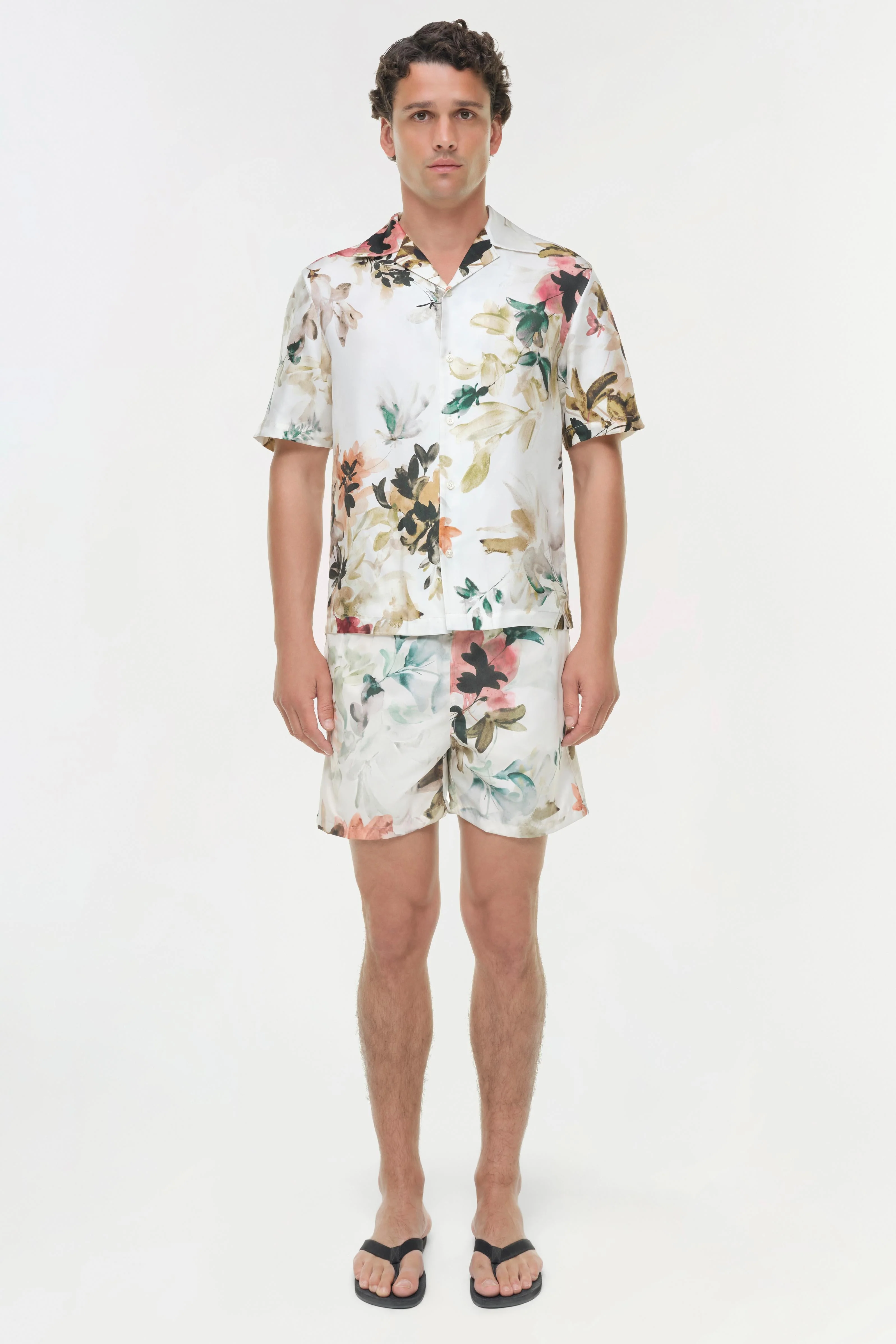 Simkhai - Lowell Floral Printed Swim Shorts - Image 6