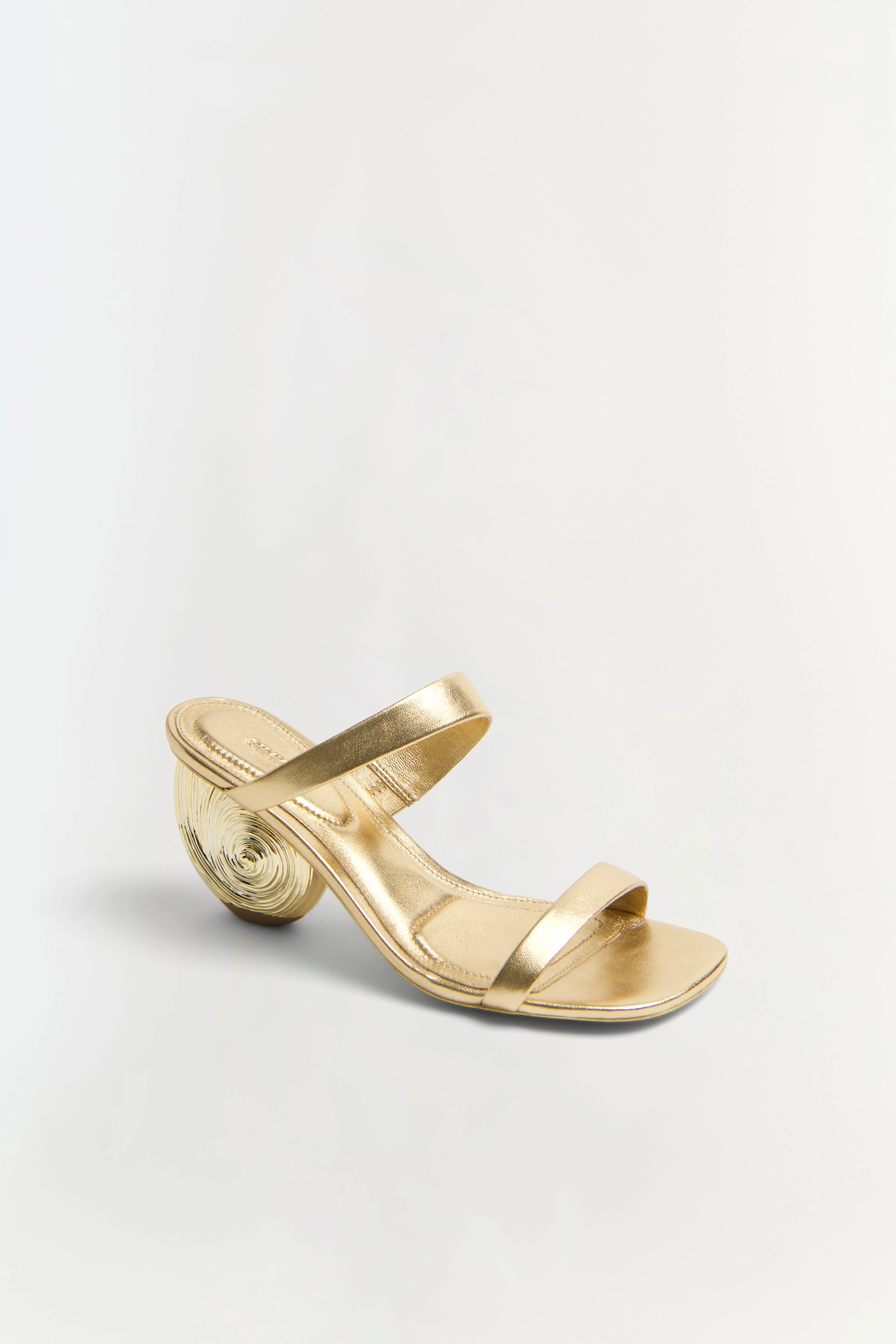 Simkhai - Marion Metallic Leather Shell Heel - Image 3