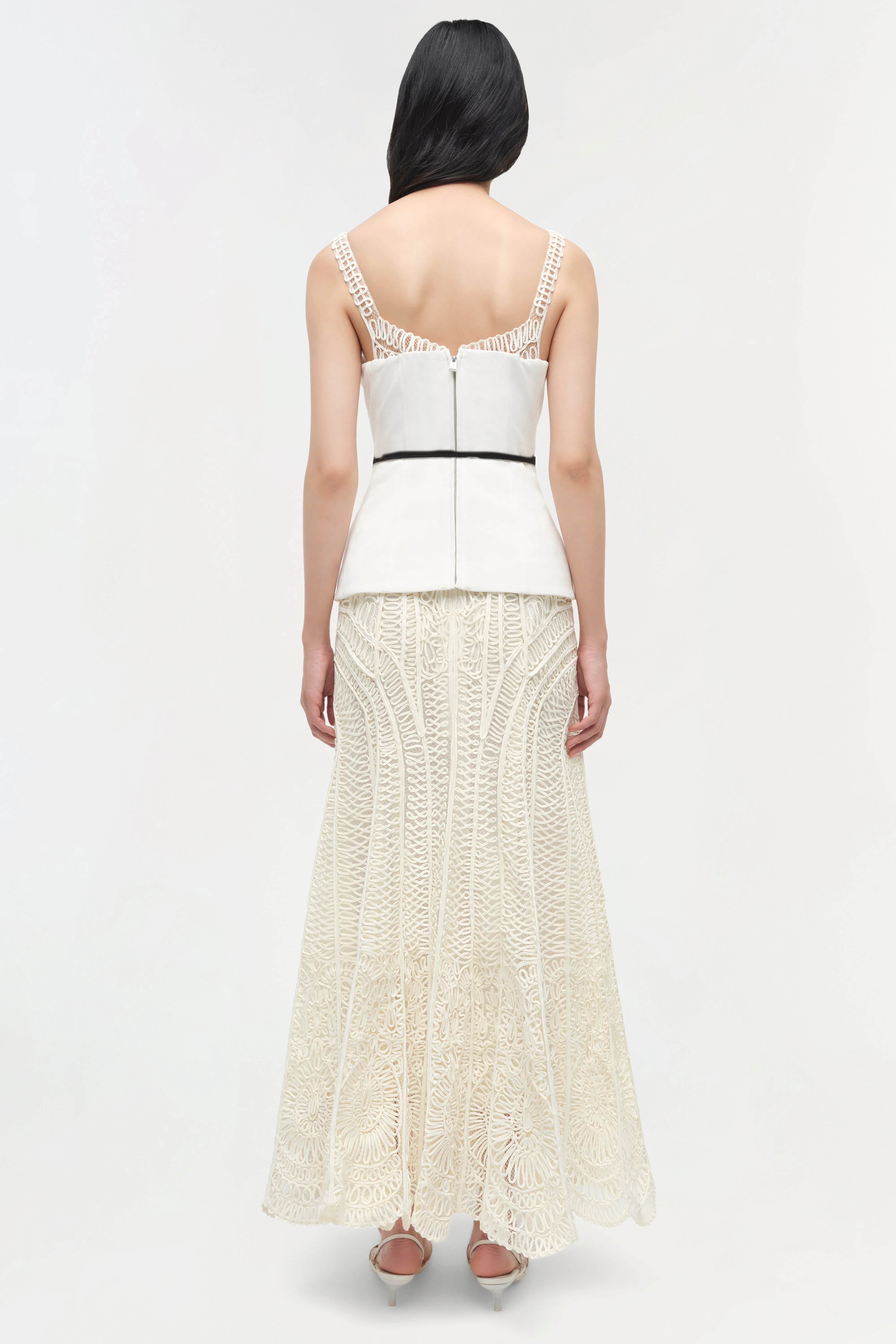 Simkhai - Mckinnon Guipure Midi Dress - Image 5