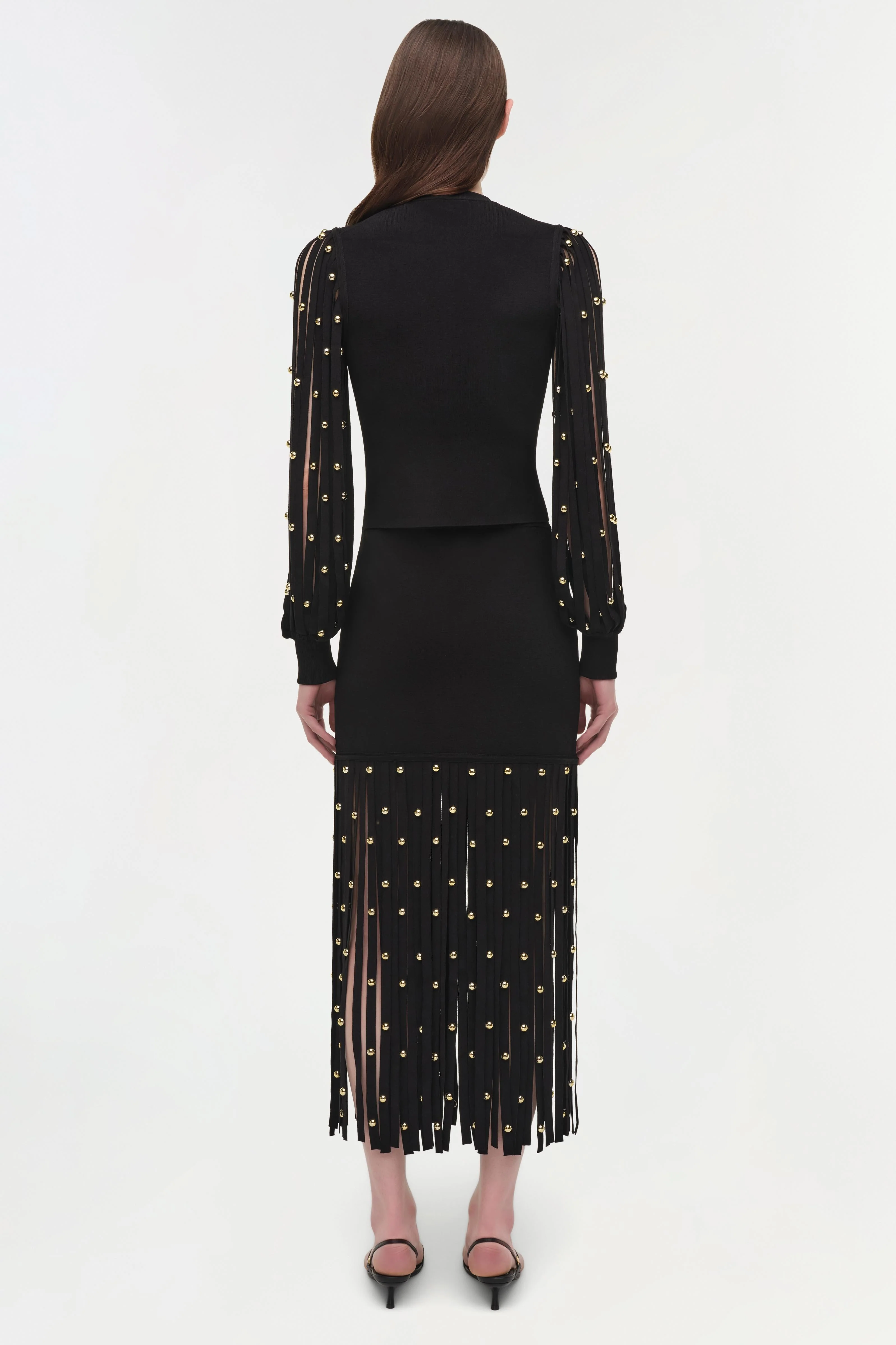Simkhai - Melva Knit Embellished Midi Skirt - Image 6