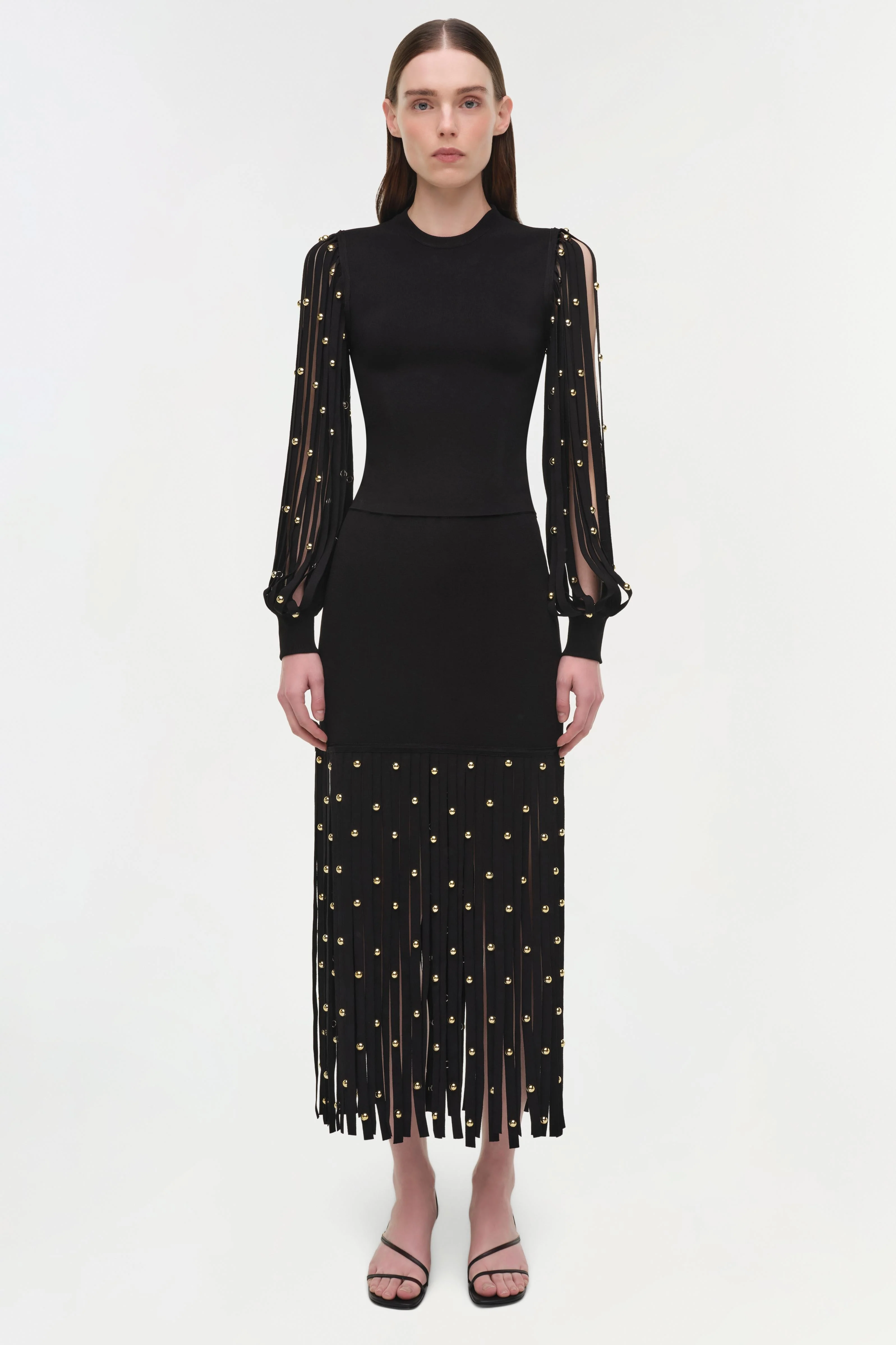 Simkhai - Melva Knit Embellished Midi Skirt - Image 7