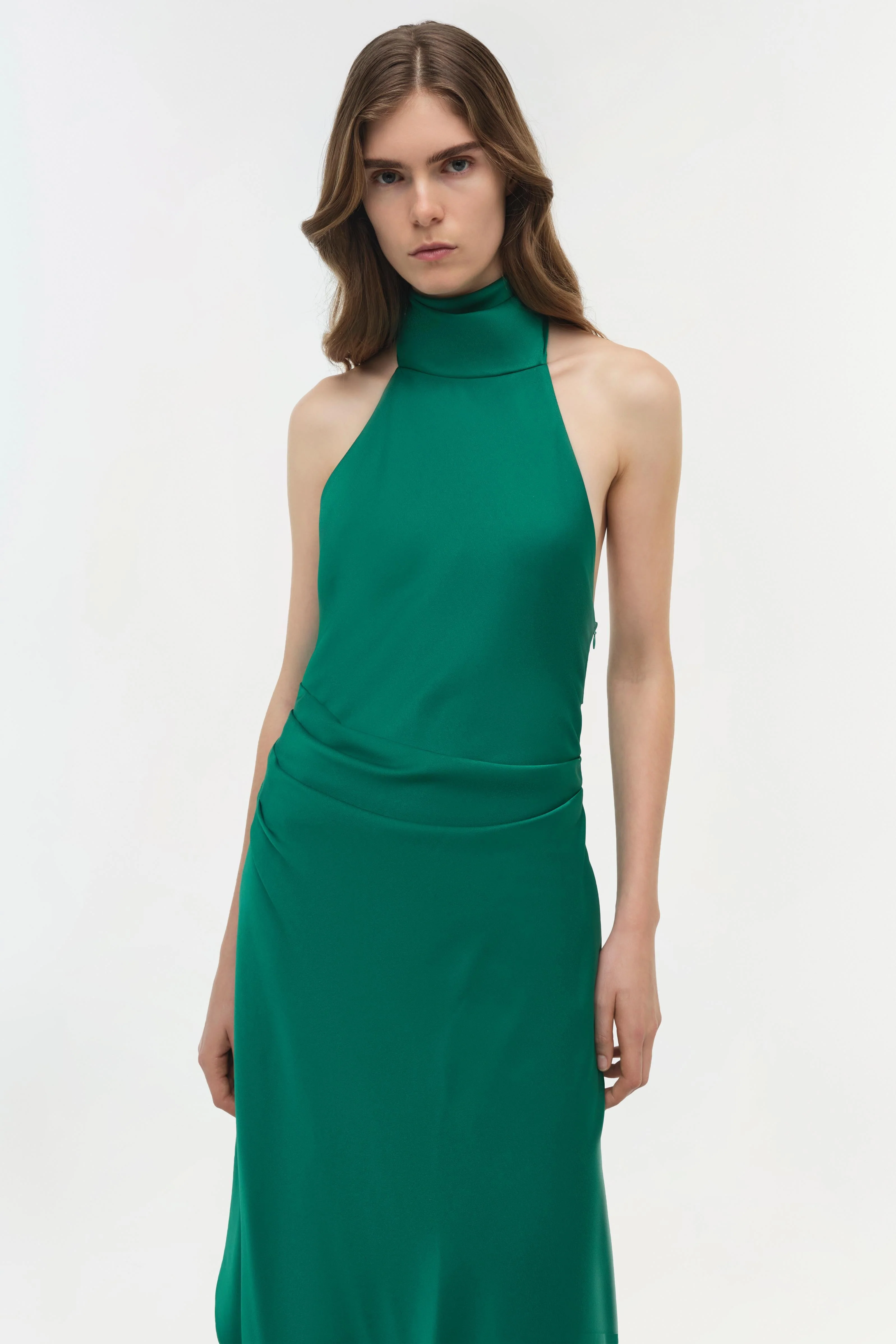 Simkhai - Monica Satin Midi Dress - Image 3