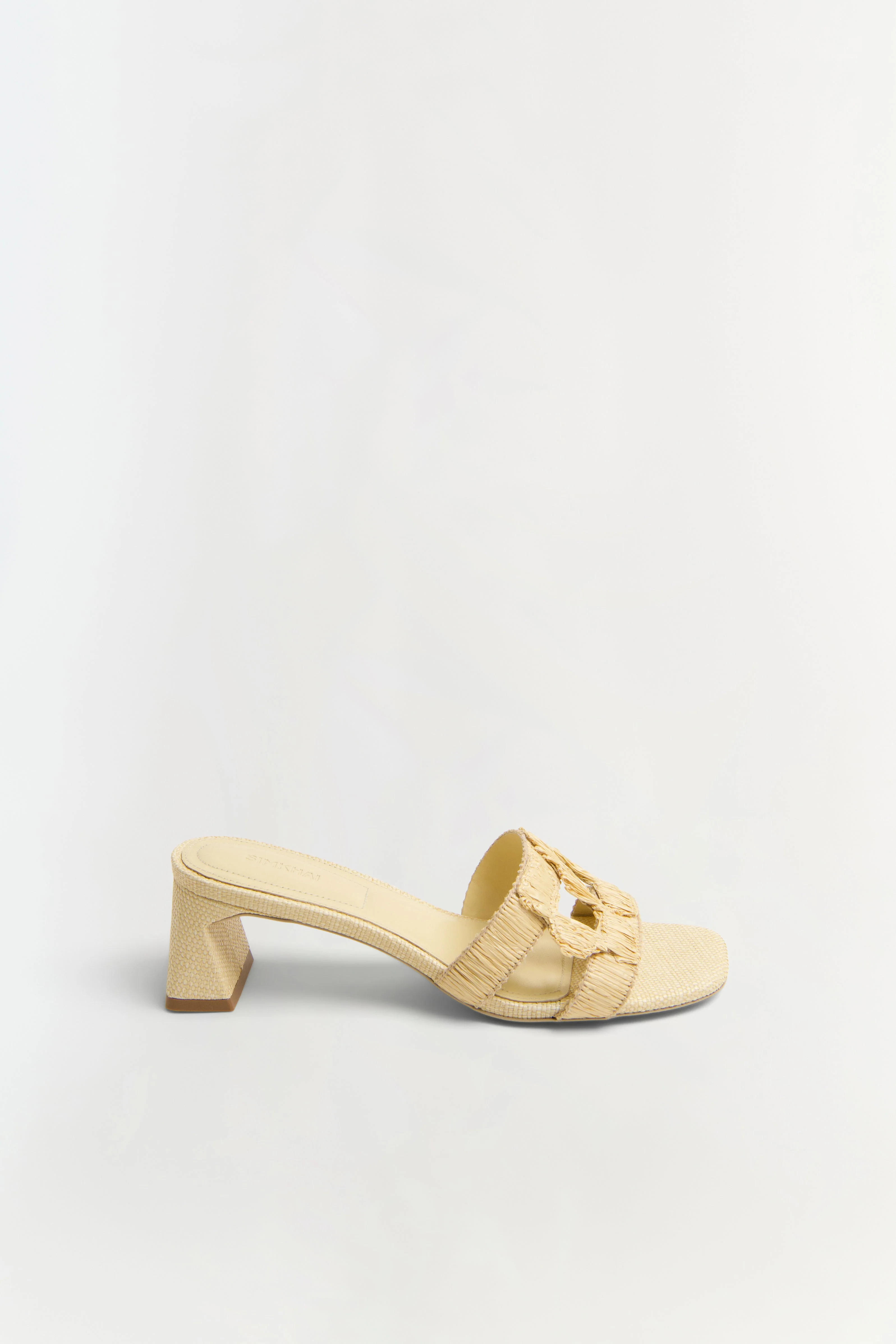 Simkhai - Monogram Raffia Block Heel