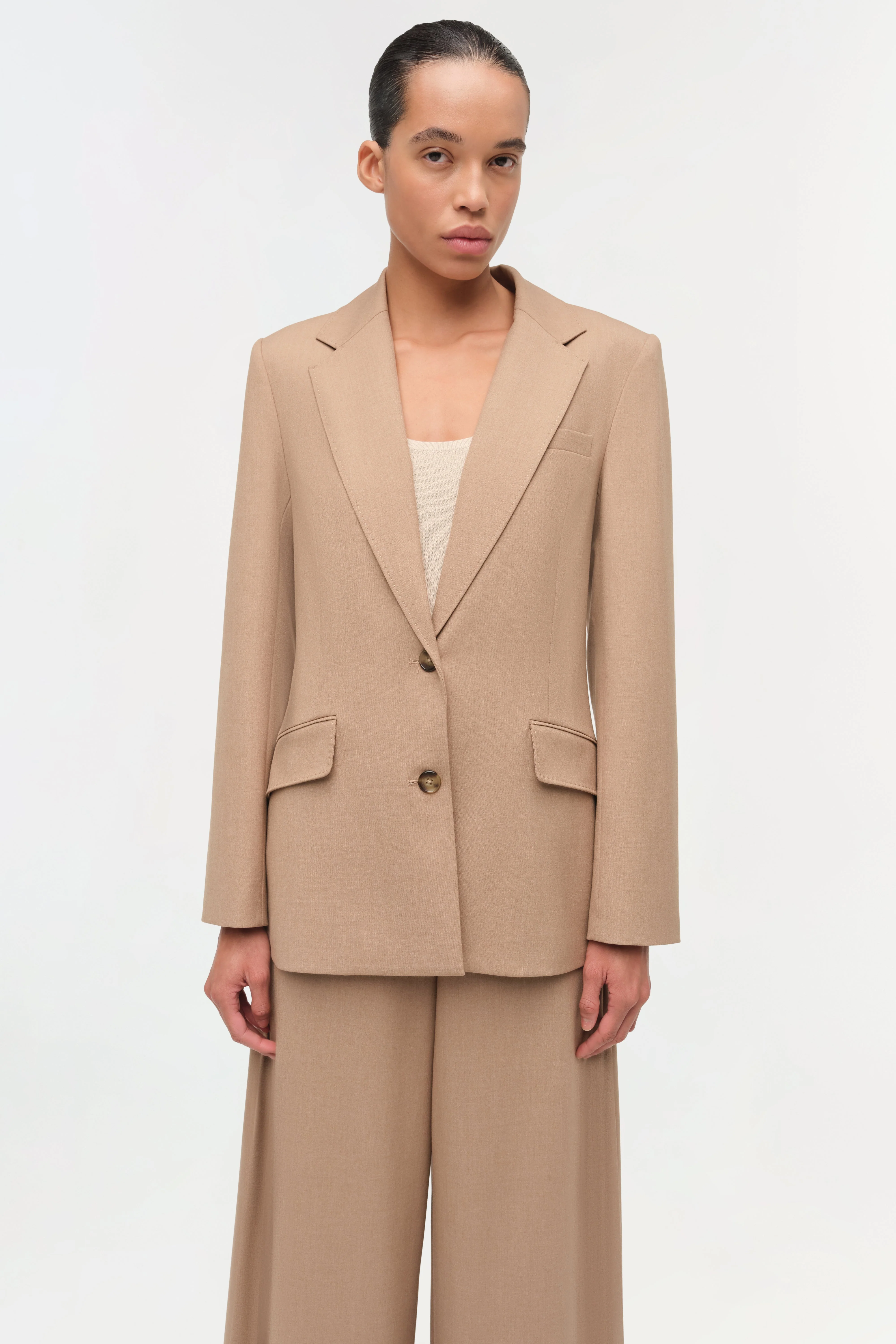 Simkhai - Moren Pleated Back Blazer - Image 3