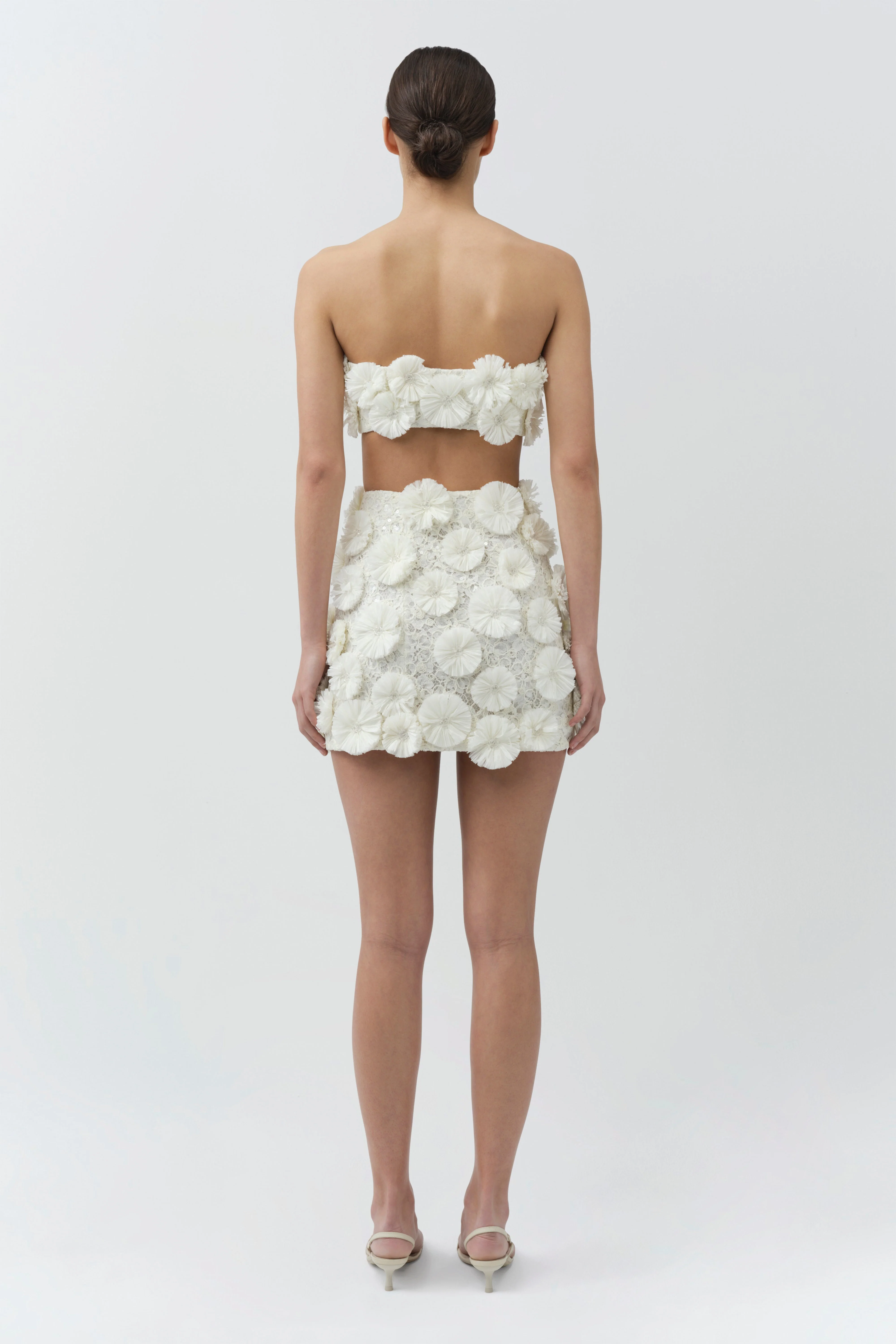 Simkhai - Nolia Floral Raffia Mini Skirt - Image 5