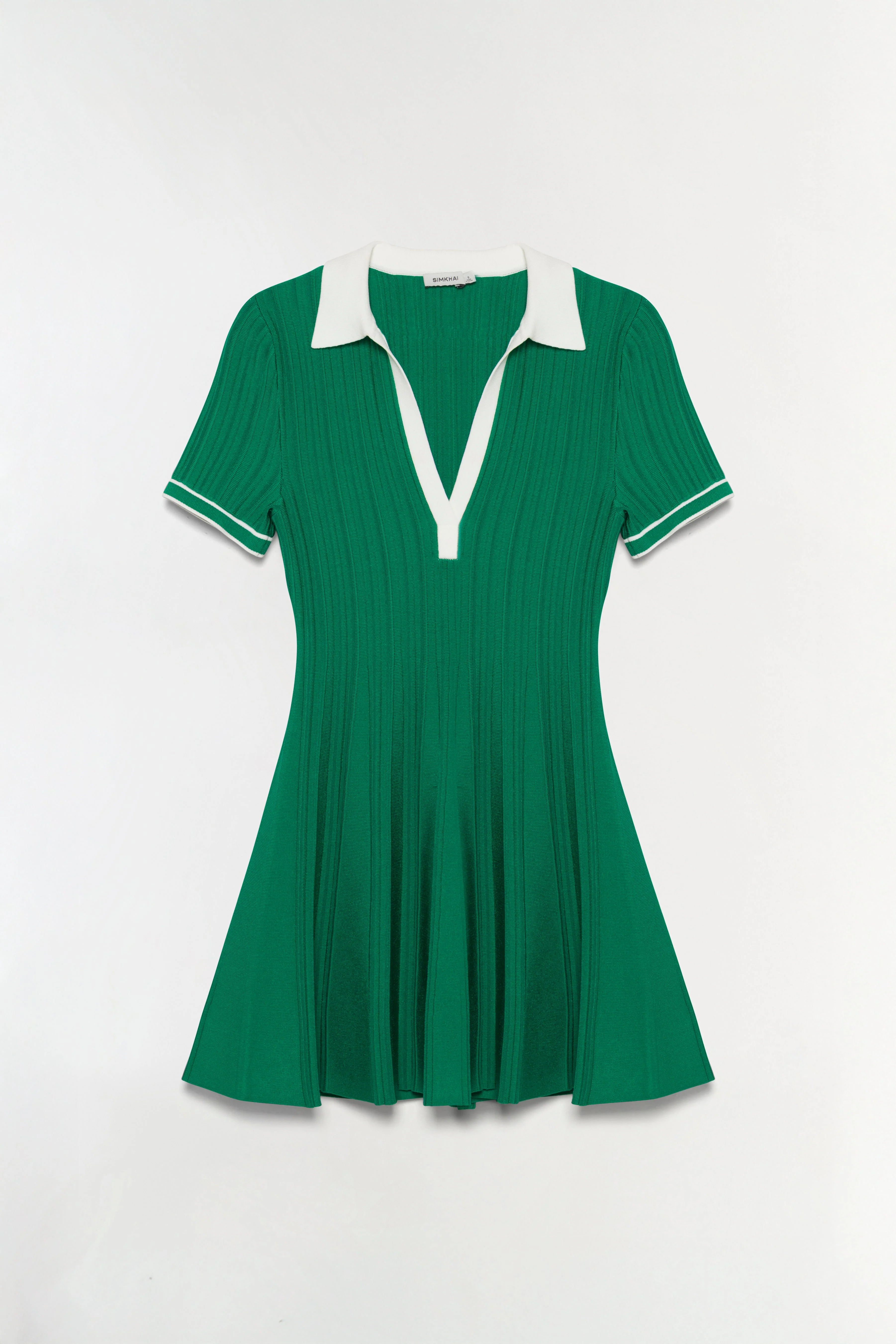 Simkhai - Page Knit Polo Mini Dress